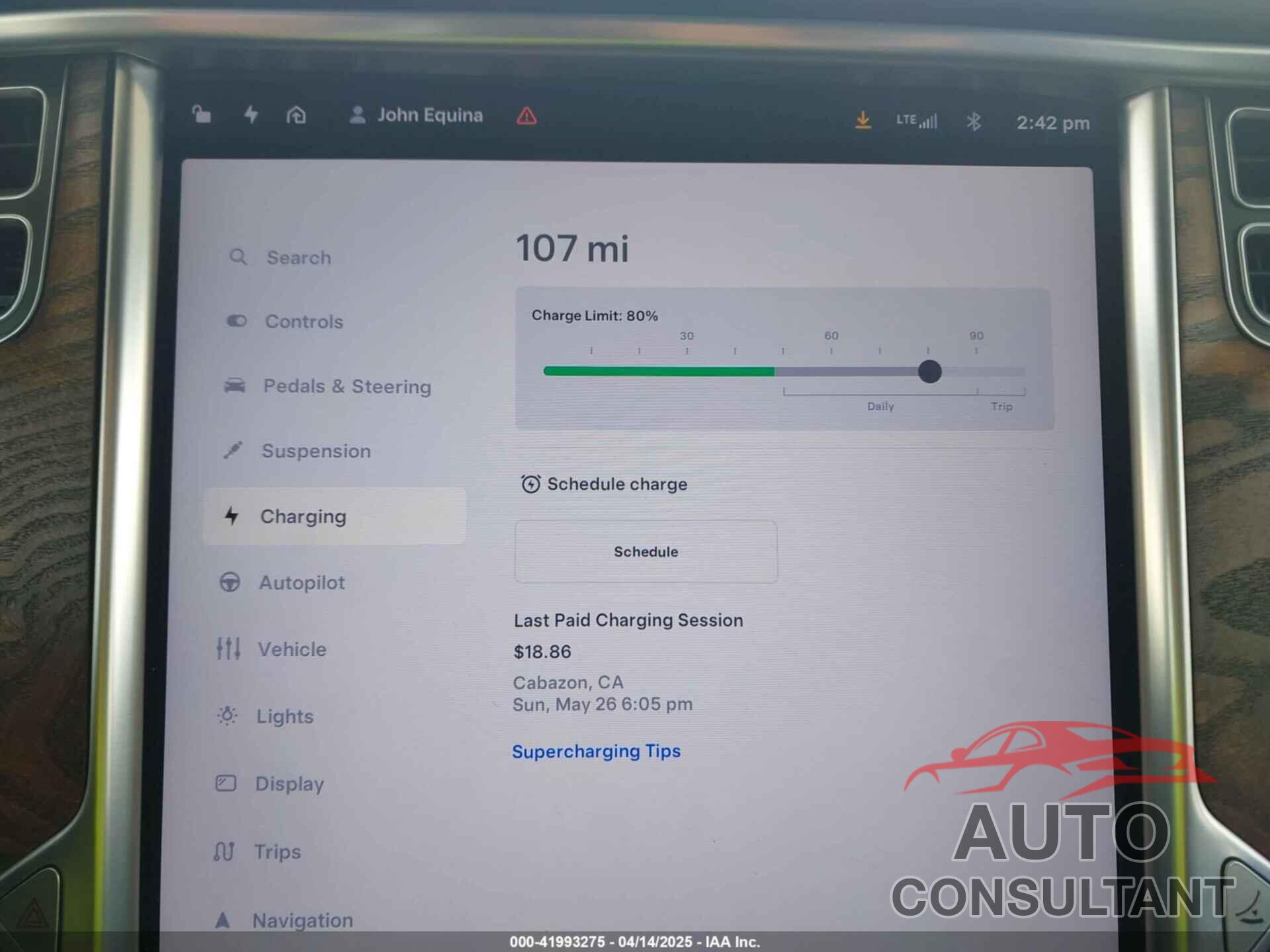 TESLA MODEL S 2017 - 5YJSA1E1XHF231319