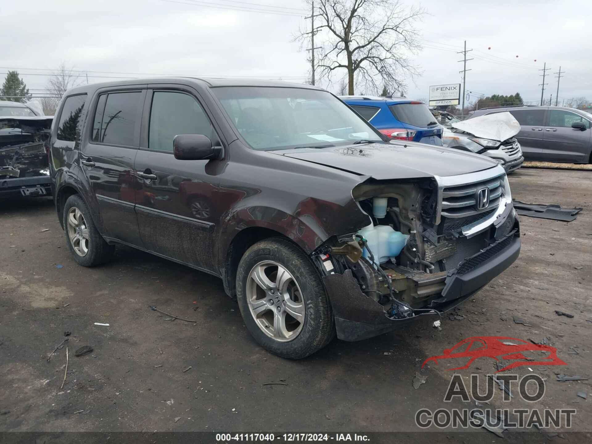 HONDA PILOT 2013 - 5FNYF4H56DB040552