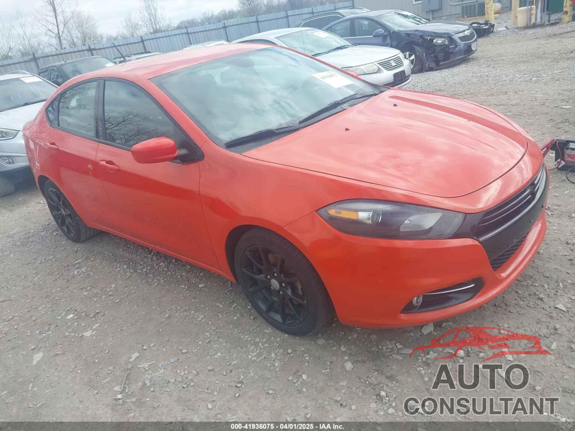 DODGE DART 2015 - 1C3CDFBB1FD224435