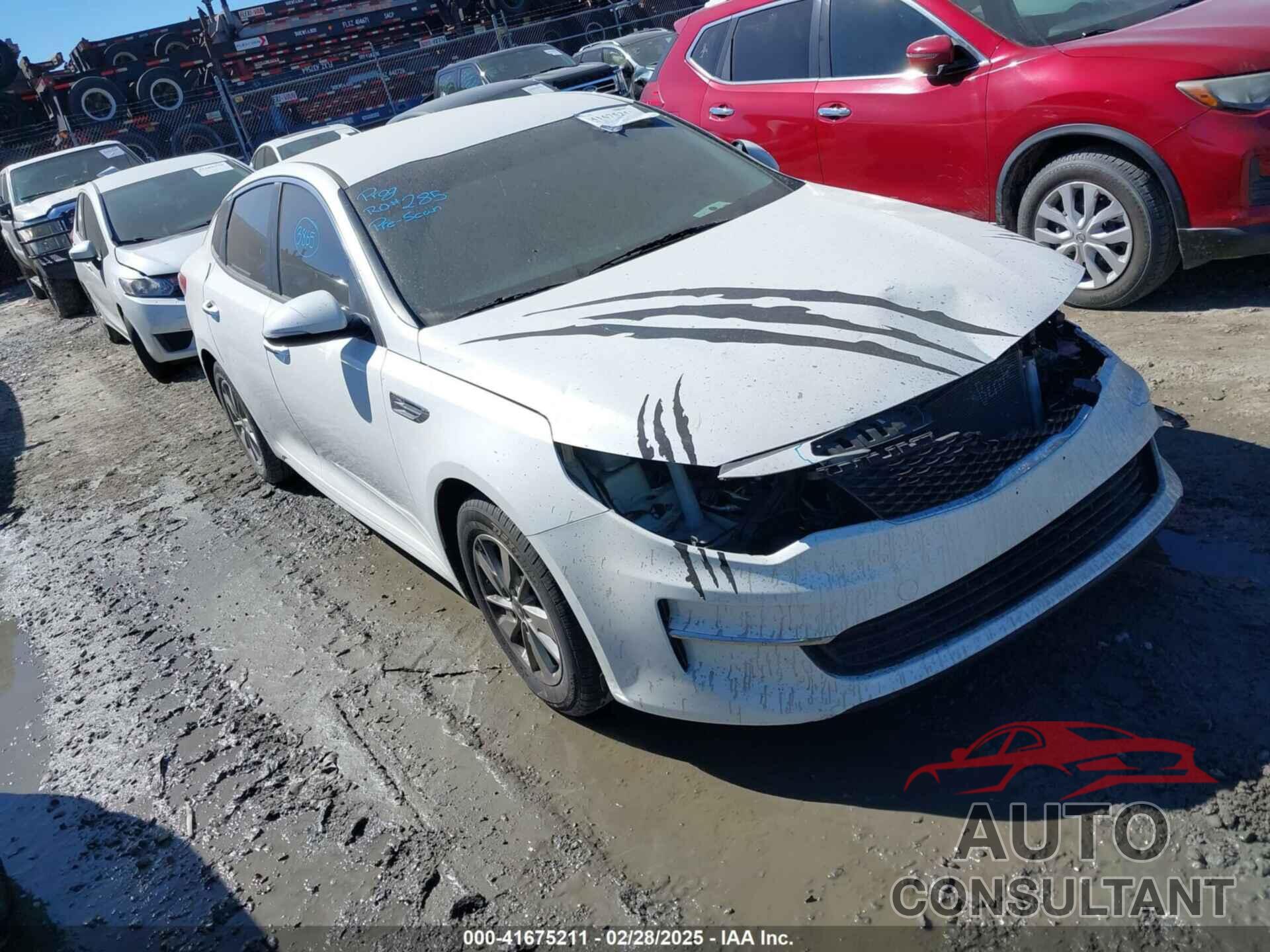 KIA OPTIMA 2016 - KNAGT4L39G5073865