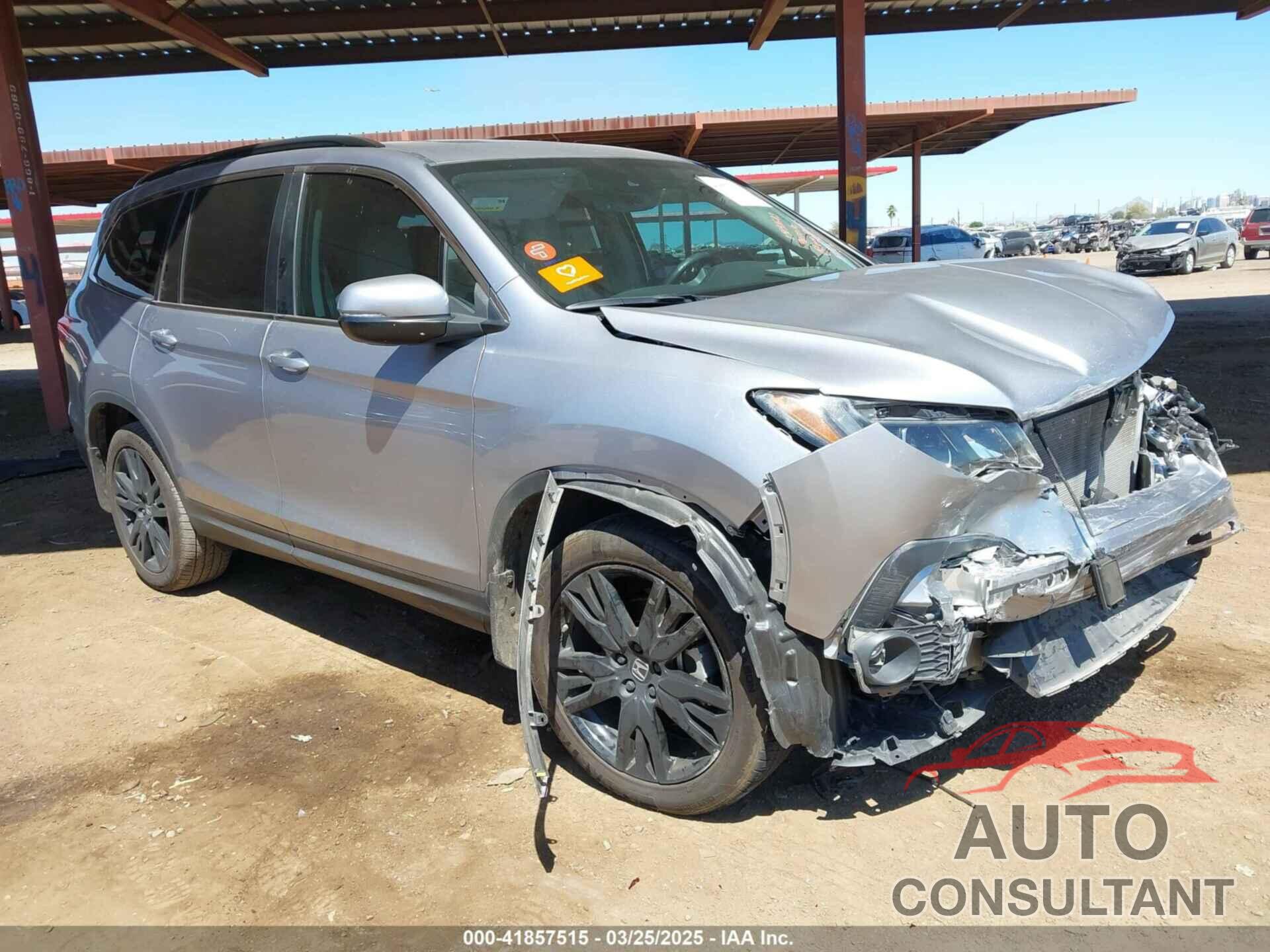 HONDA PILOT 2021 - 5FNYF5H21MB025405