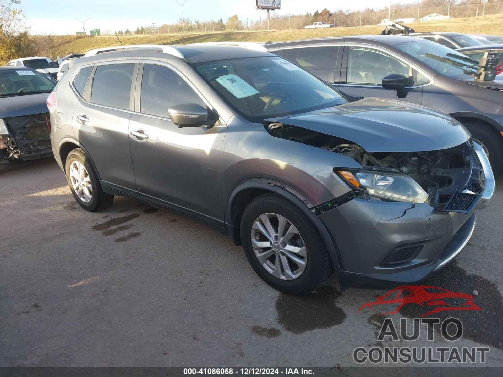 NISSAN ROGUE 2015 - KNMAT2MTXFP584175