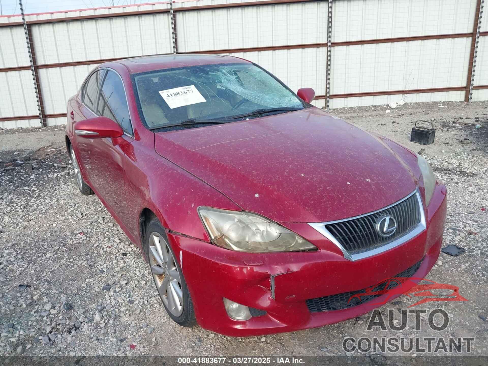 LEXUS IS 250 2009 - JTHCK262492032459