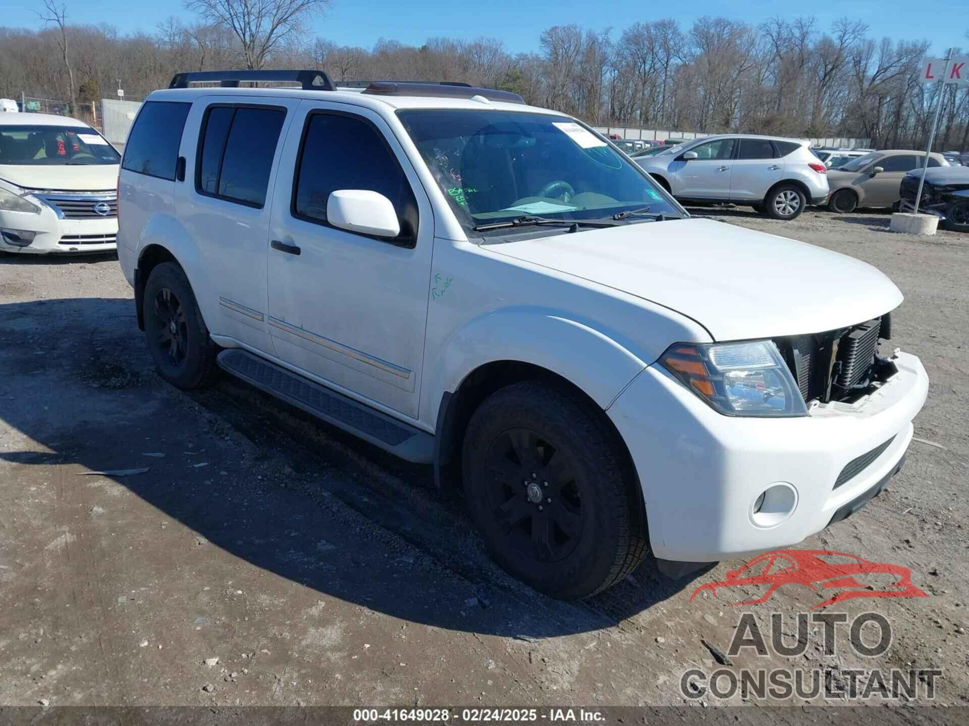 NISSAN PATHFINDER 2012 - 5N1AR1NN2CC609710