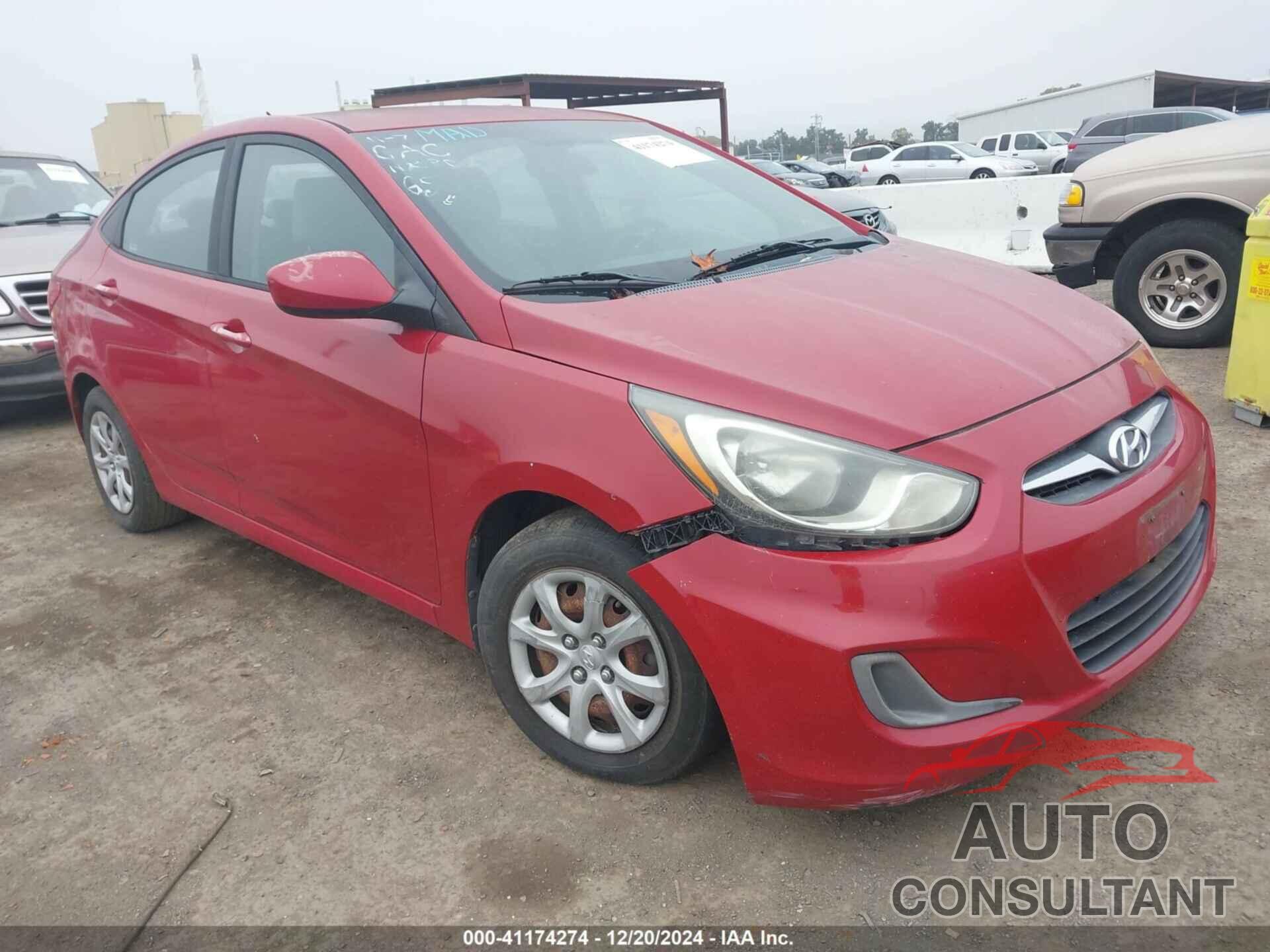 HYUNDAI ACCENT 2012 - KMHCT4AE0CU231771