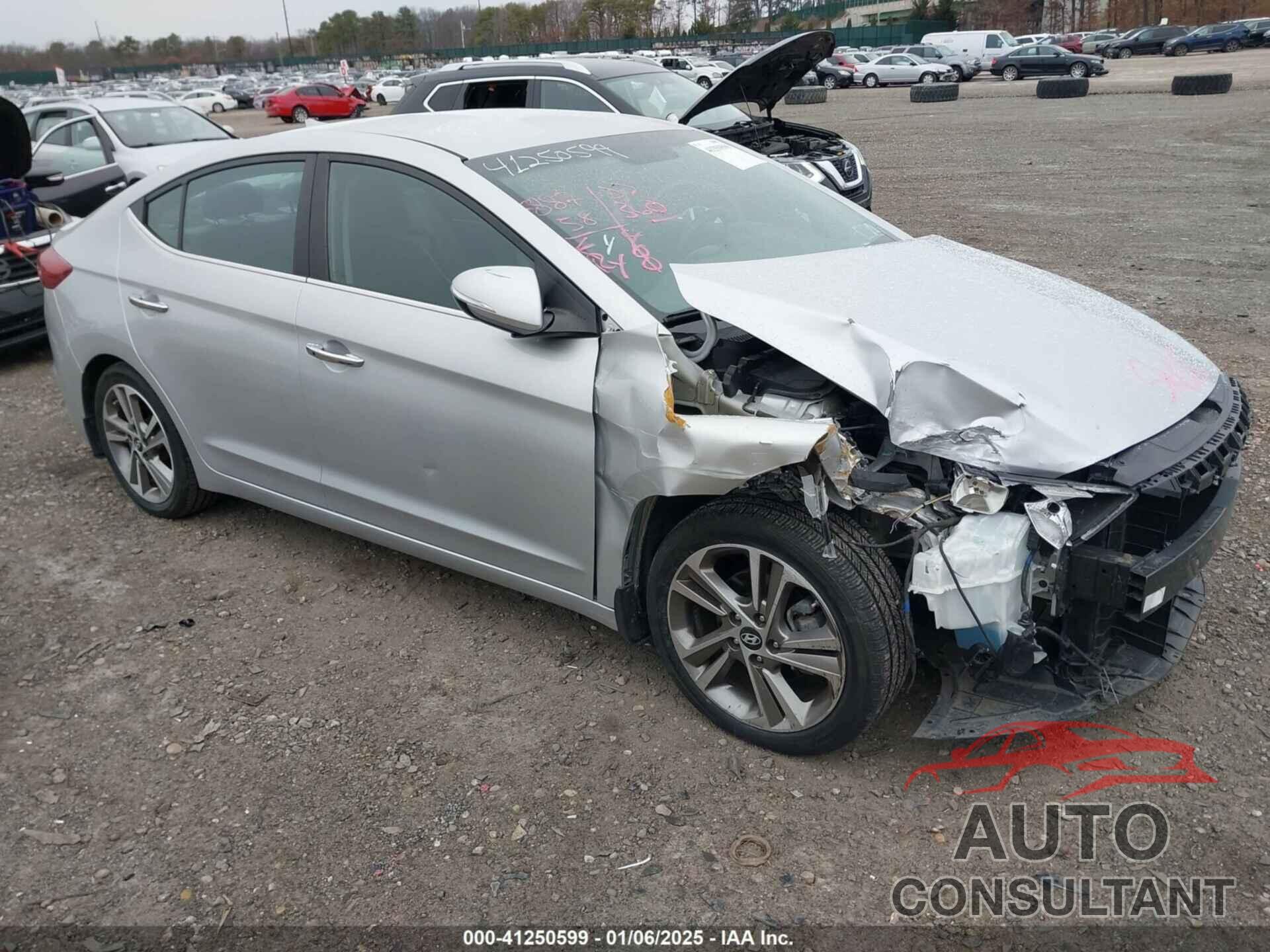 HYUNDAI ELANTRA 2017 - 5NPD84LF8HH183261
