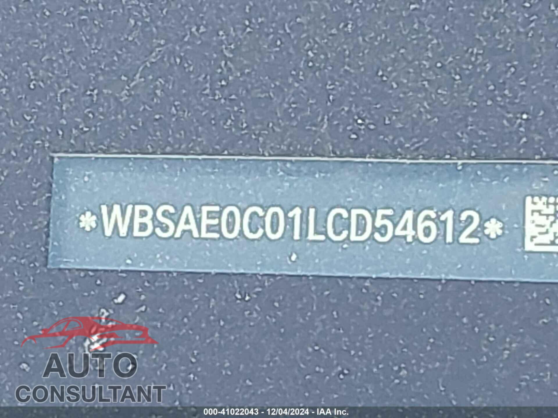 BMW M8 2020 - WBSAE0C01LCD54612