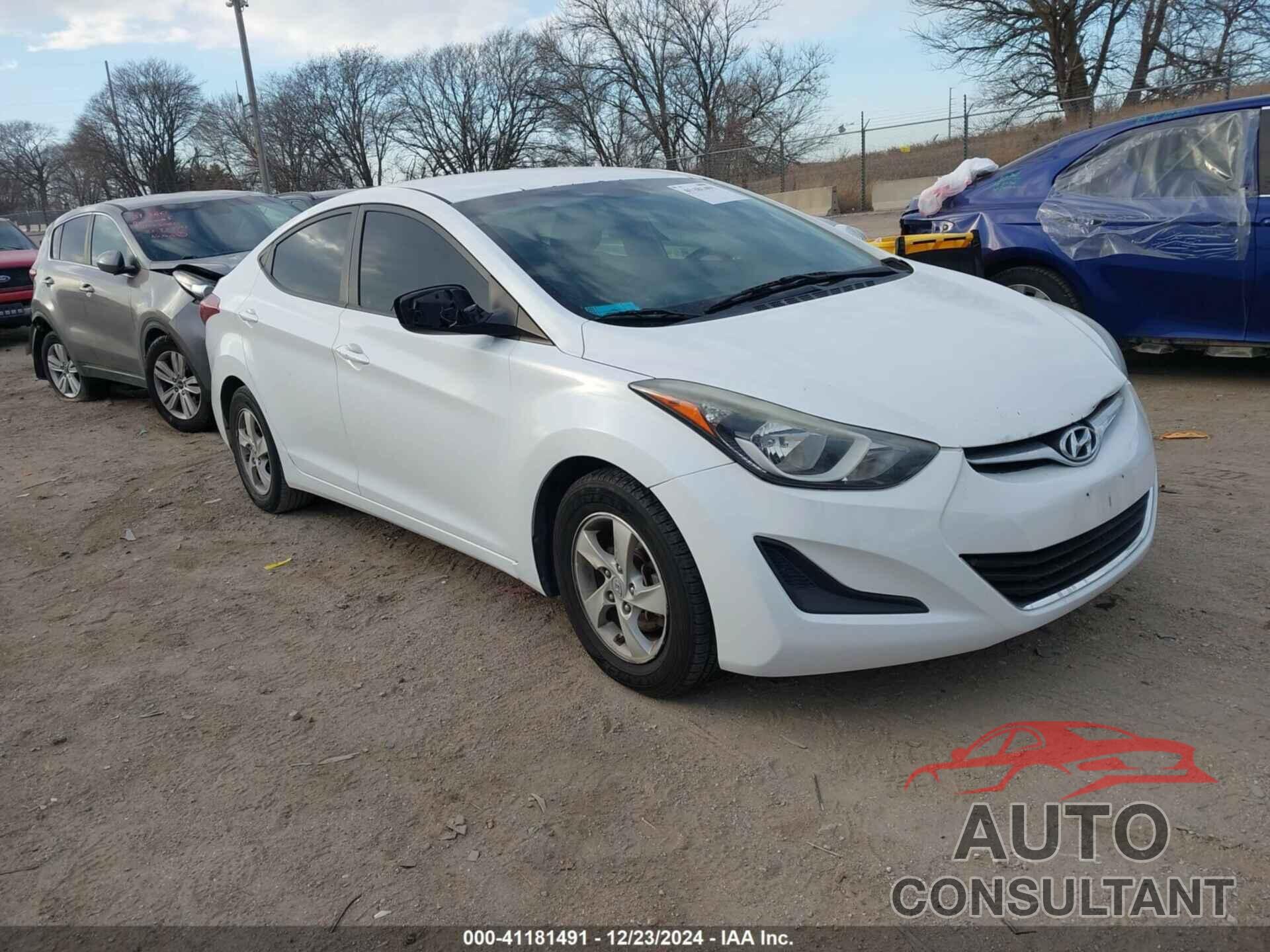 HYUNDAI ELANTRA 2015 - 5NPDH4AE2FH650259