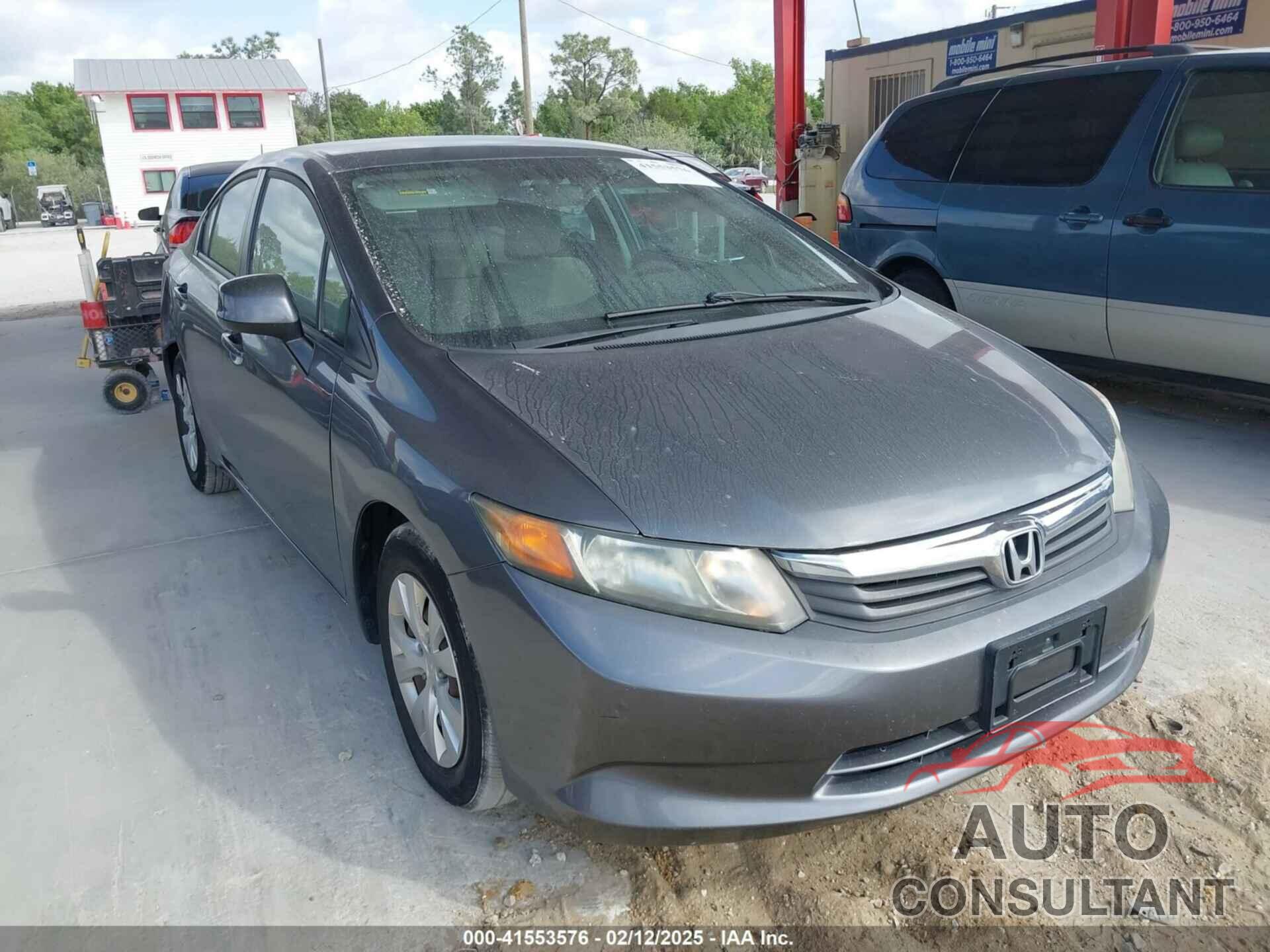 HONDA CIVIC 2012 - 19XFB2F58CE005039