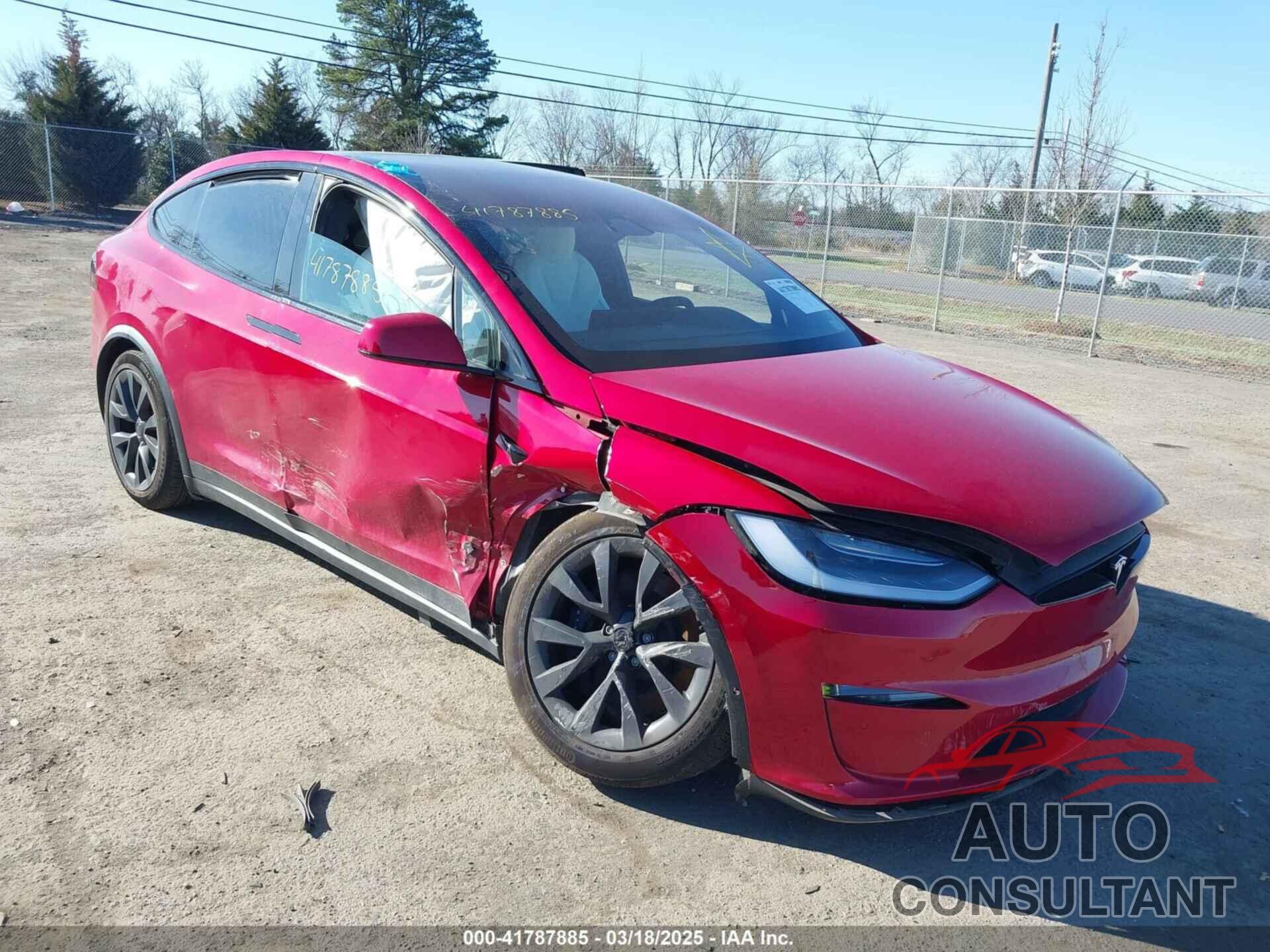 TESLA MODEL X 2022 - 7SAXCBE62NF355956