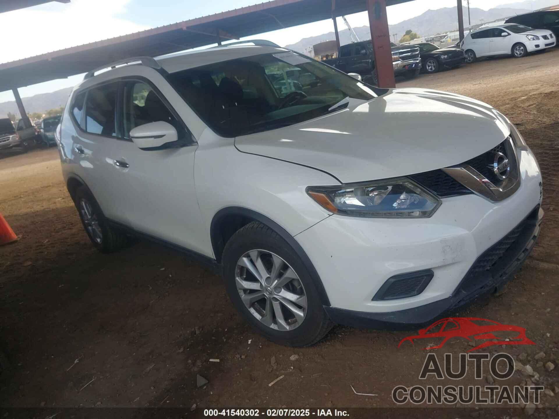 NISSAN ROGUE 2016 - KNMAT2MT9GP594696