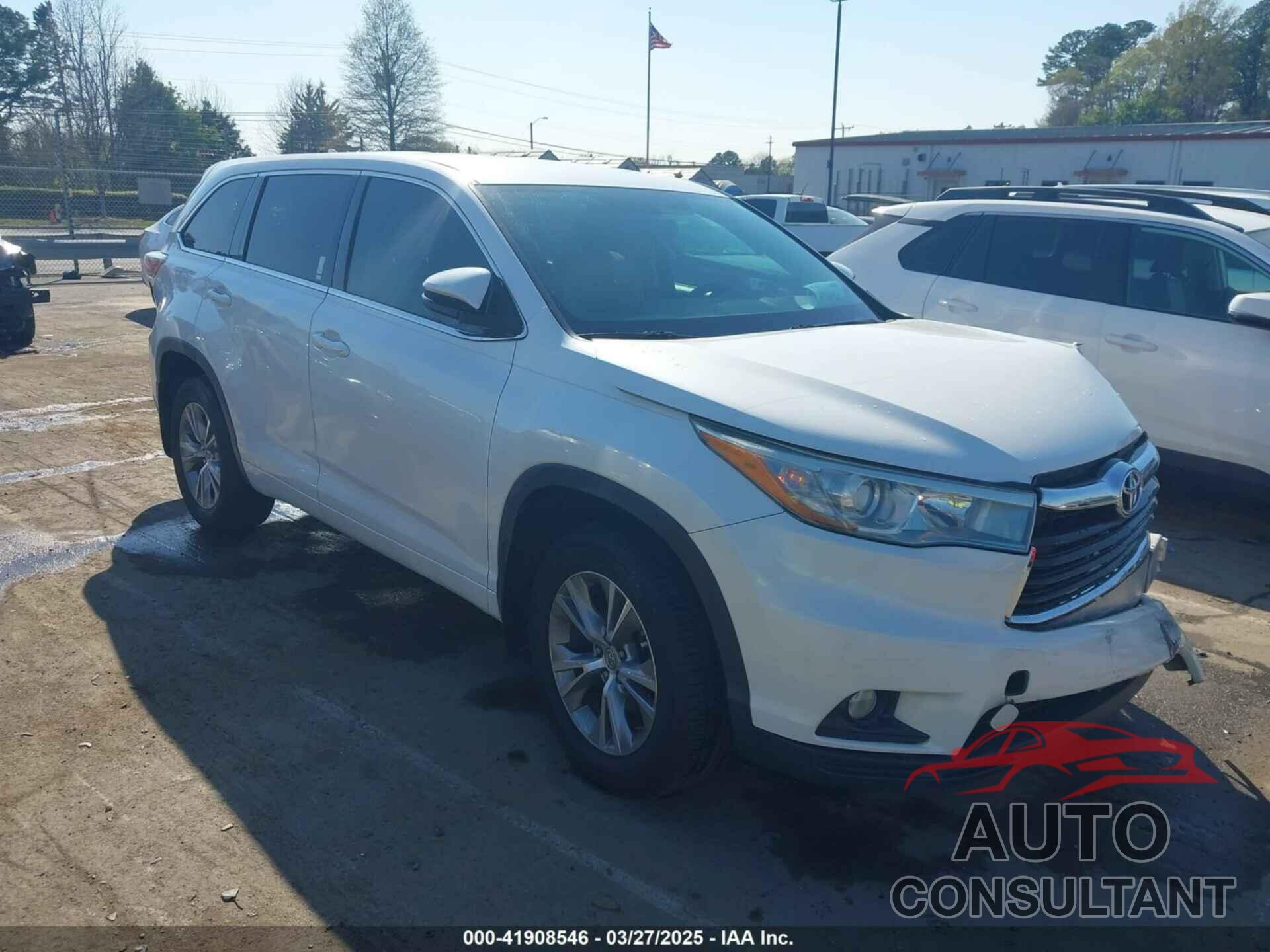 TOYOTA HIGHLANDER 2015 - 5TDZKRFH9FS095750