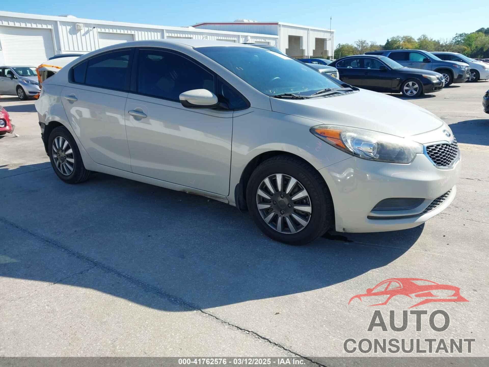 KIA FORTE 2015 - KNAFK4A60F5346430