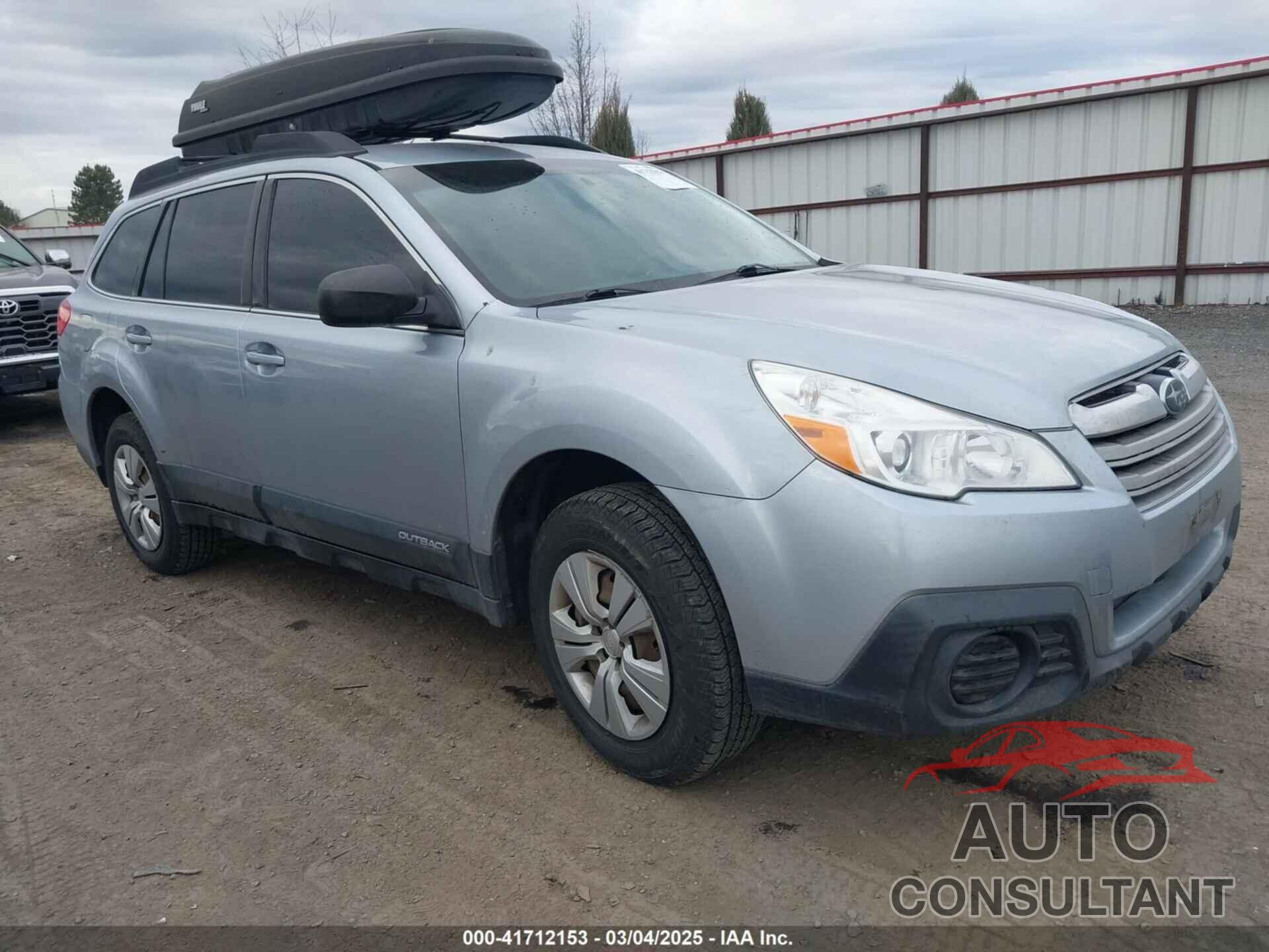 SUBARU OUTBACK 2014 - 4S4BRBAC7E3250758
