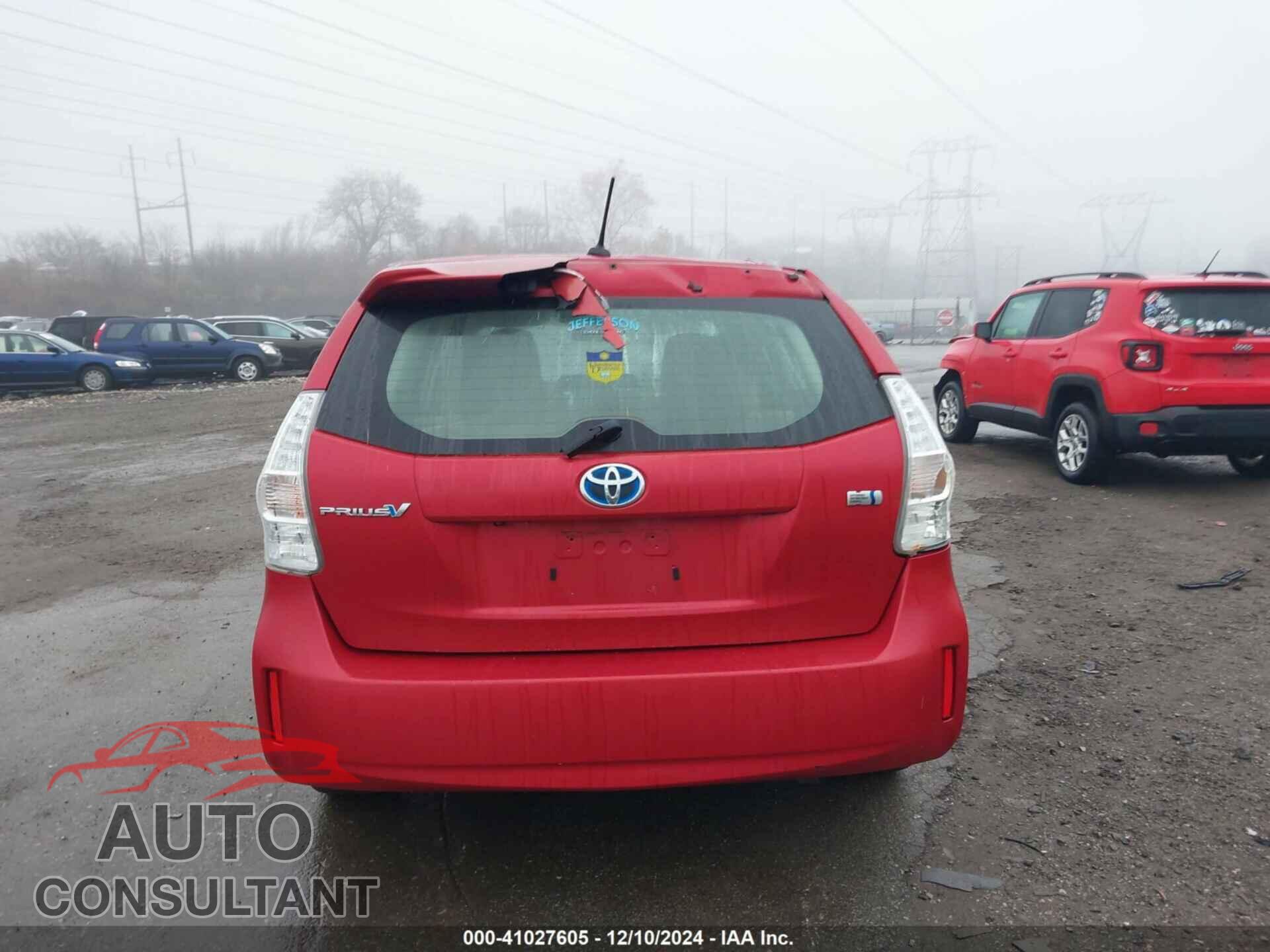 TOYOTA PRIUS V 2012 - JTDZN3EU3C3052182