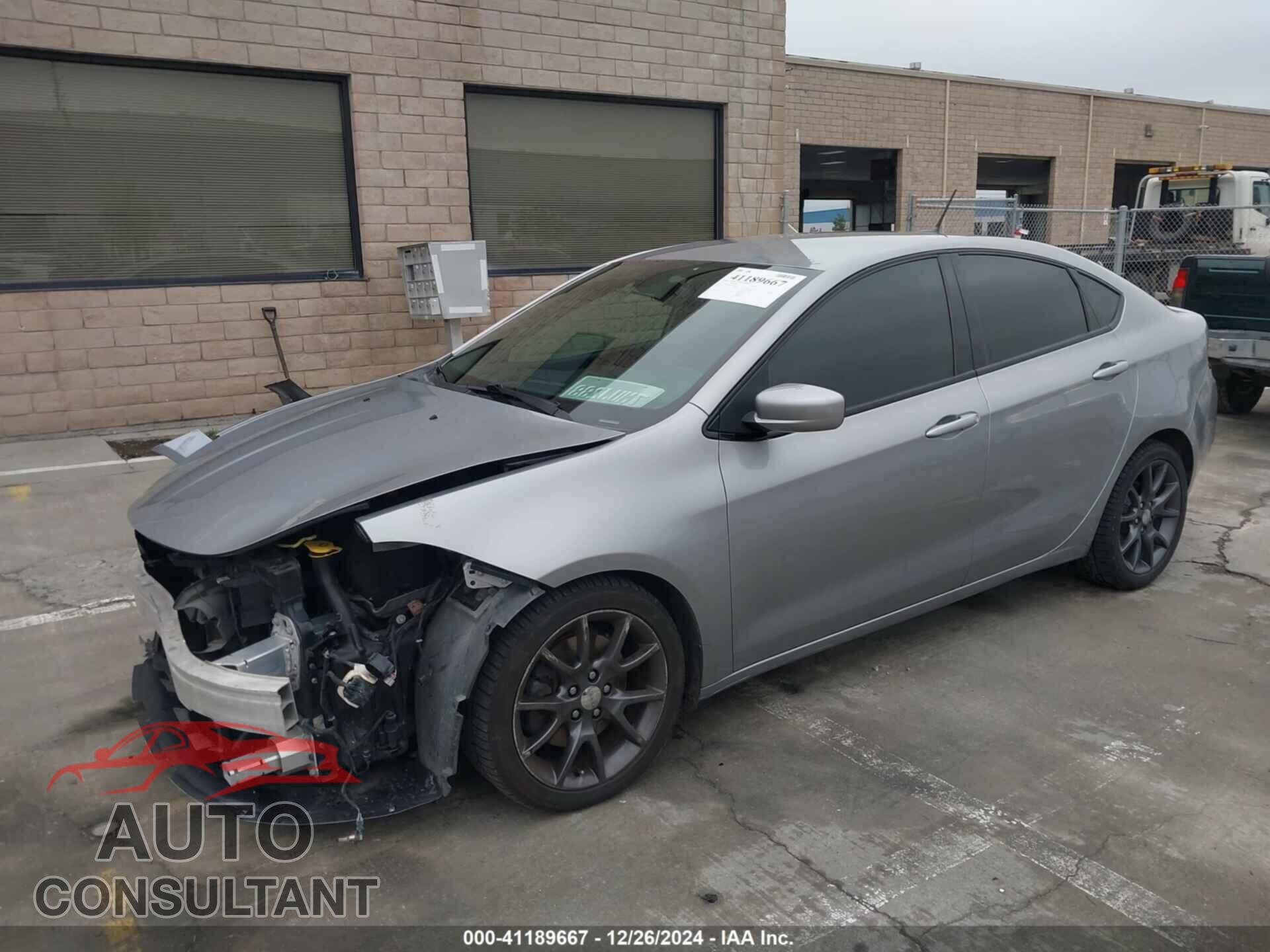 DODGE DART 2015 - 1C3CDFBBXFD302002