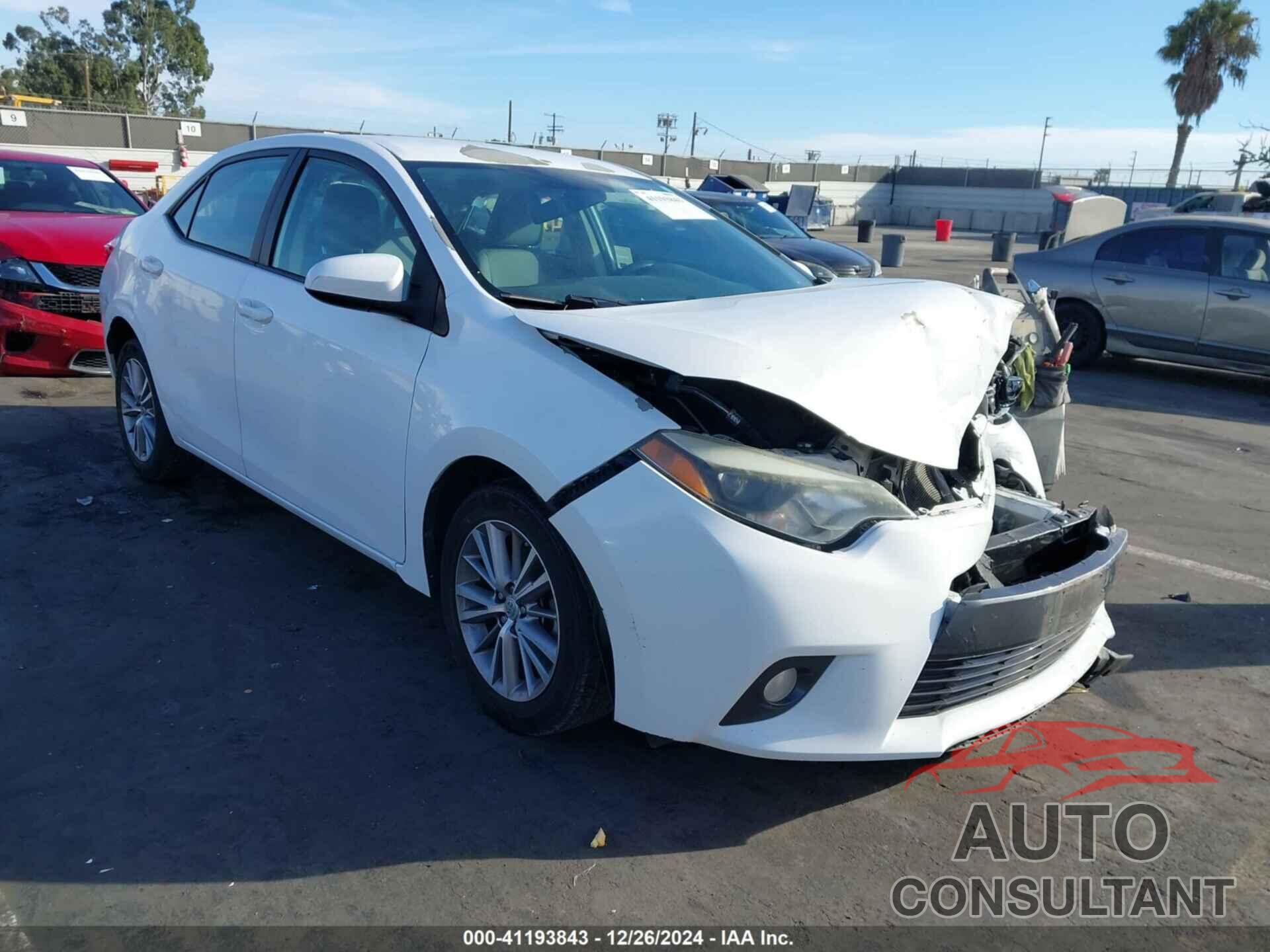TOYOTA COROLLA 2015 - 5YFBURHE2FP185748
