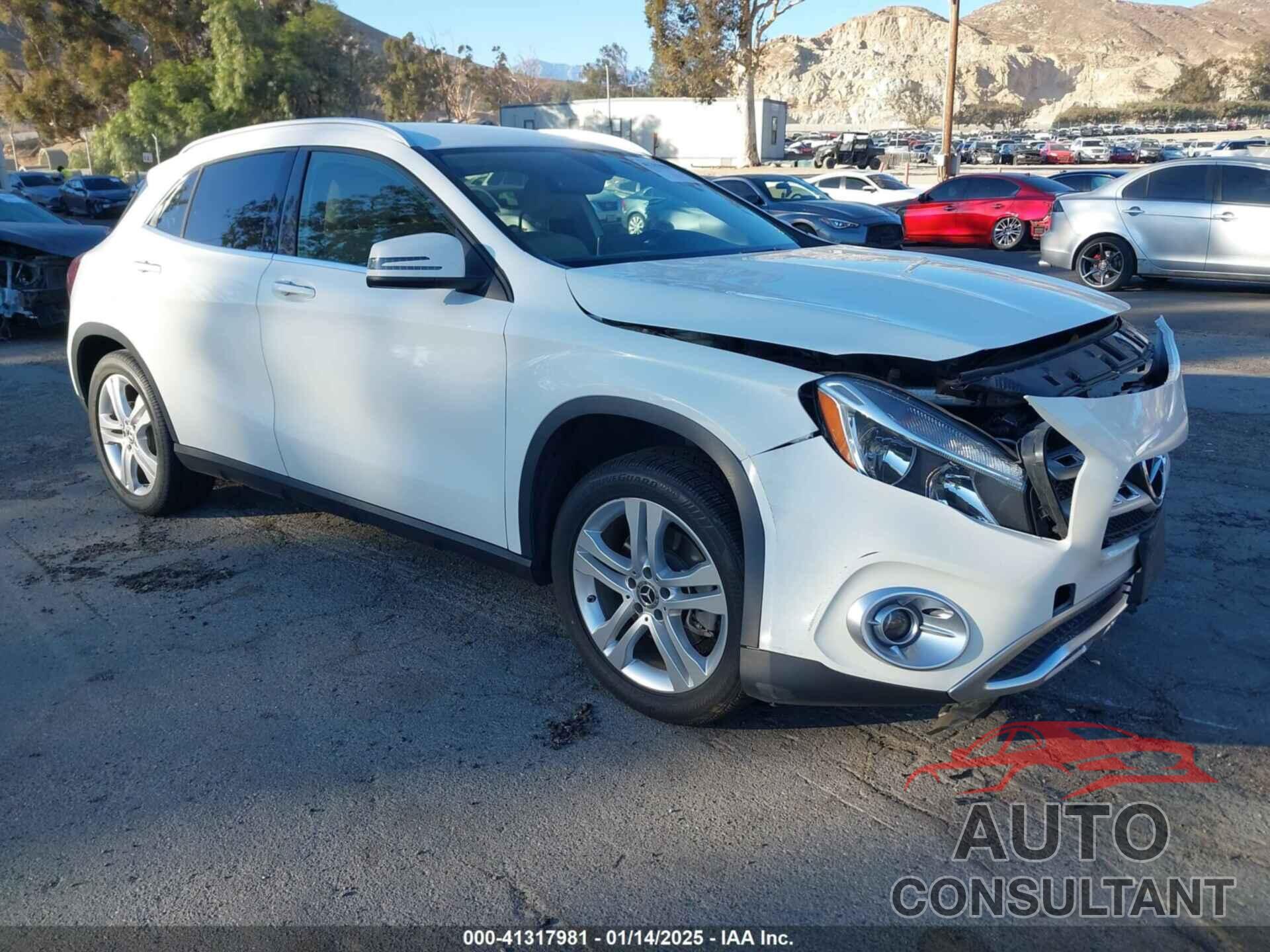 MERCEDES-BENZ GLA 250 2018 - WDCTG4EB0JJ443006