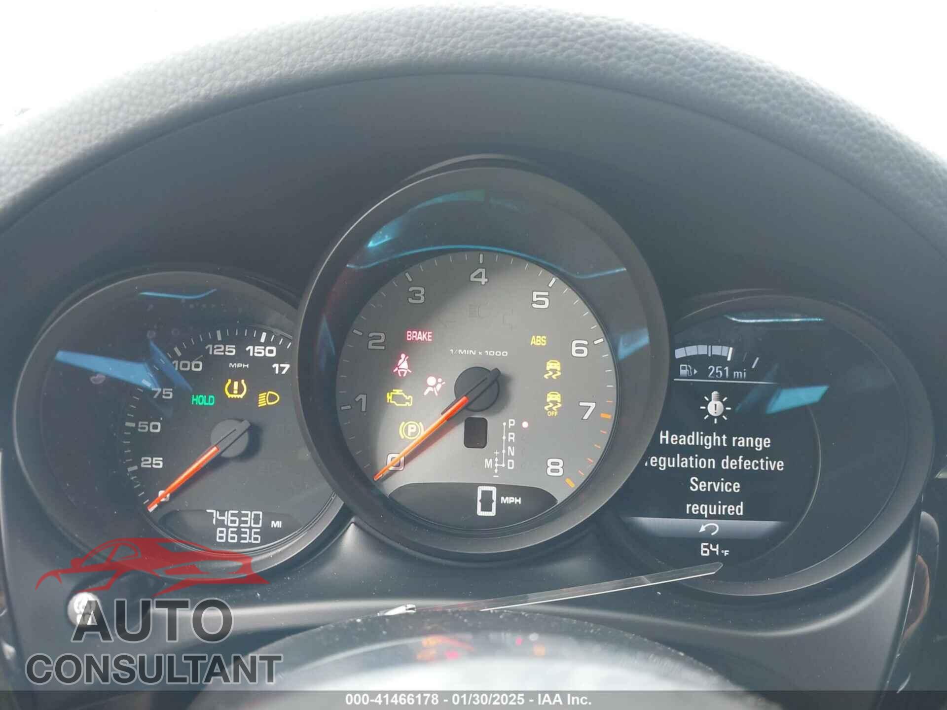 PORSCHE MACAN 2016 - WP1AB2A59GLB57375