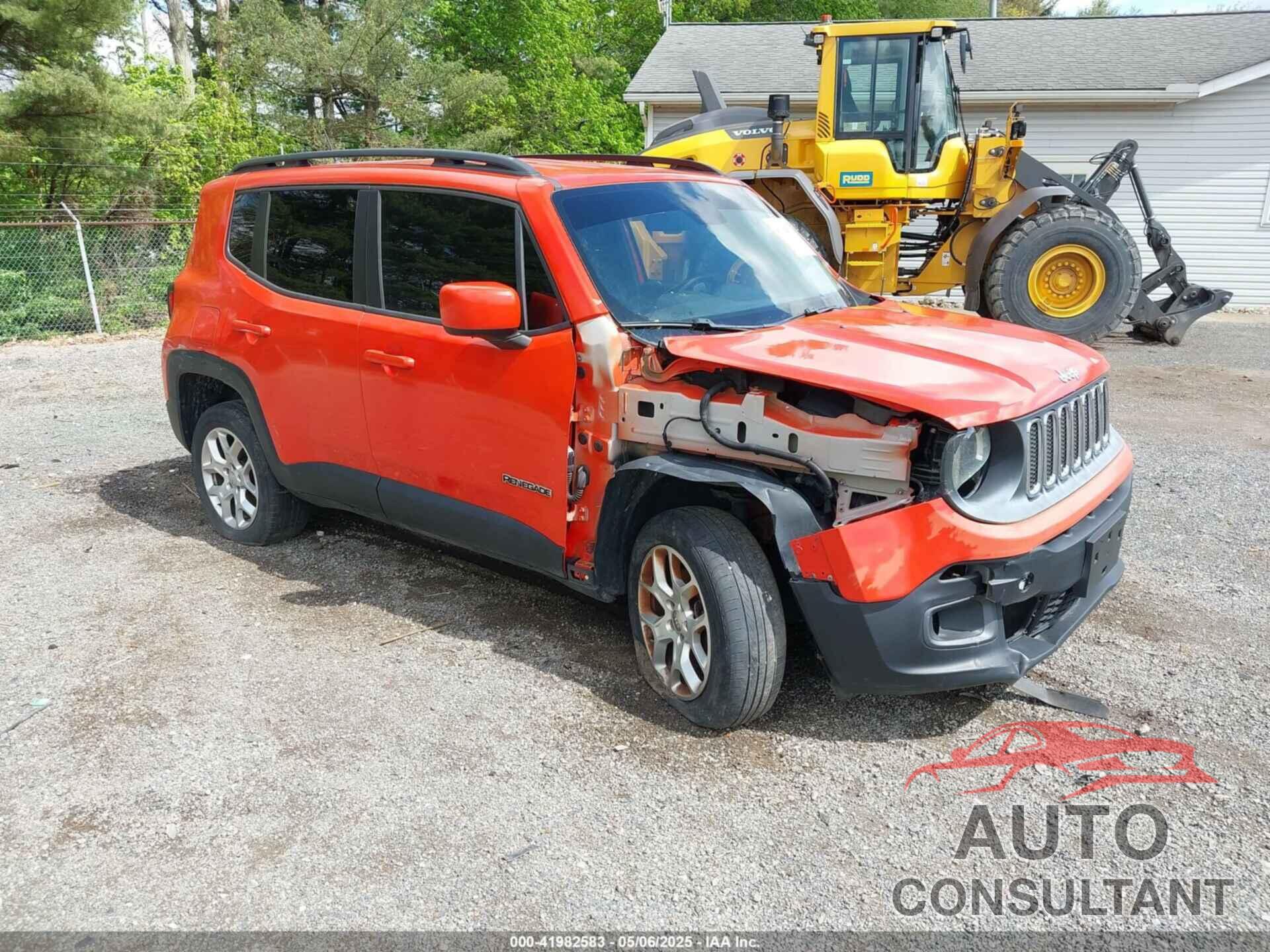 JEEP RENEGADE 2015 - ZACCJBBT0FPB25712