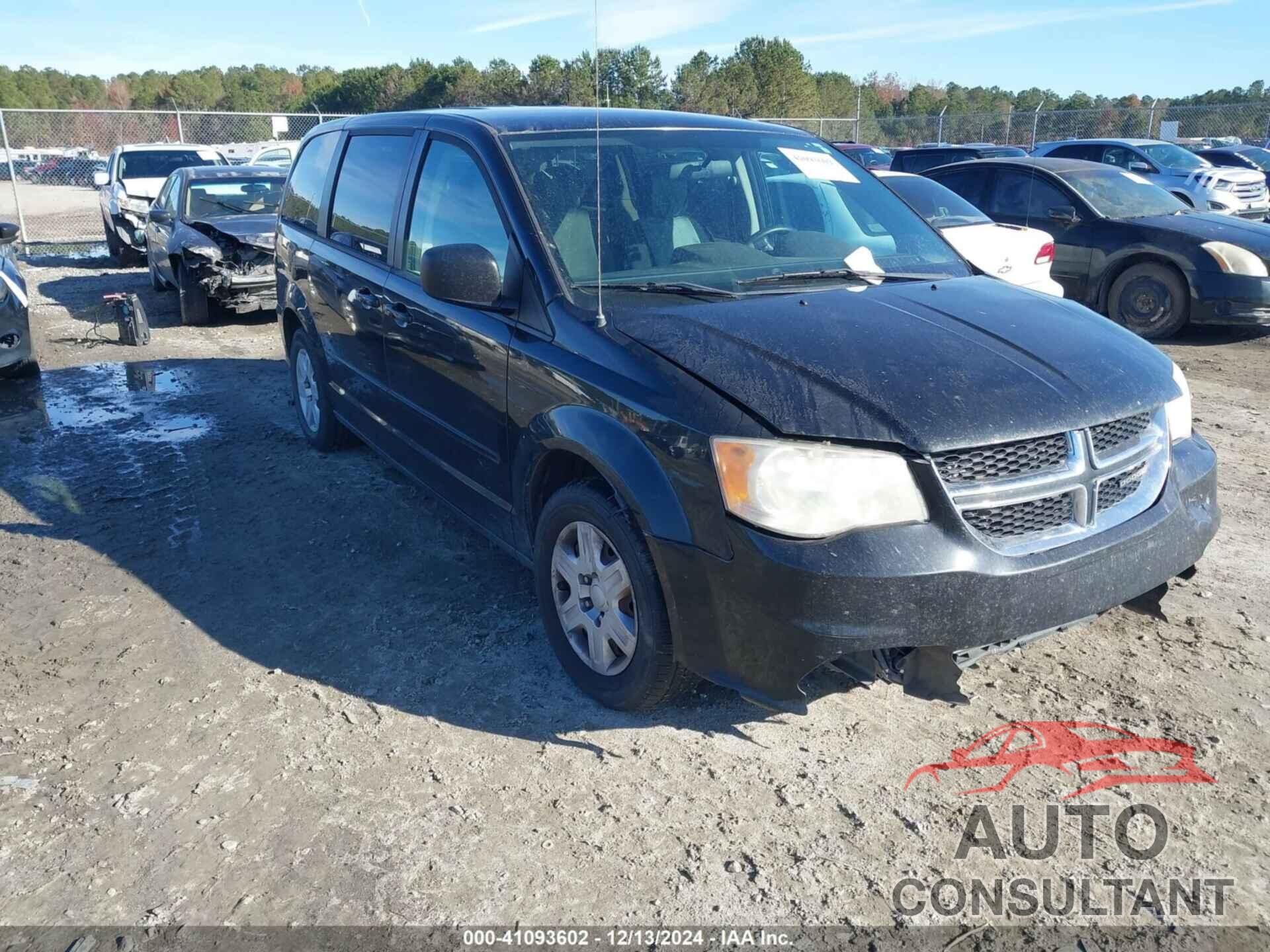 DODGE GRAND CARAVAN 2012 - 2C4RDGBG2CR396151