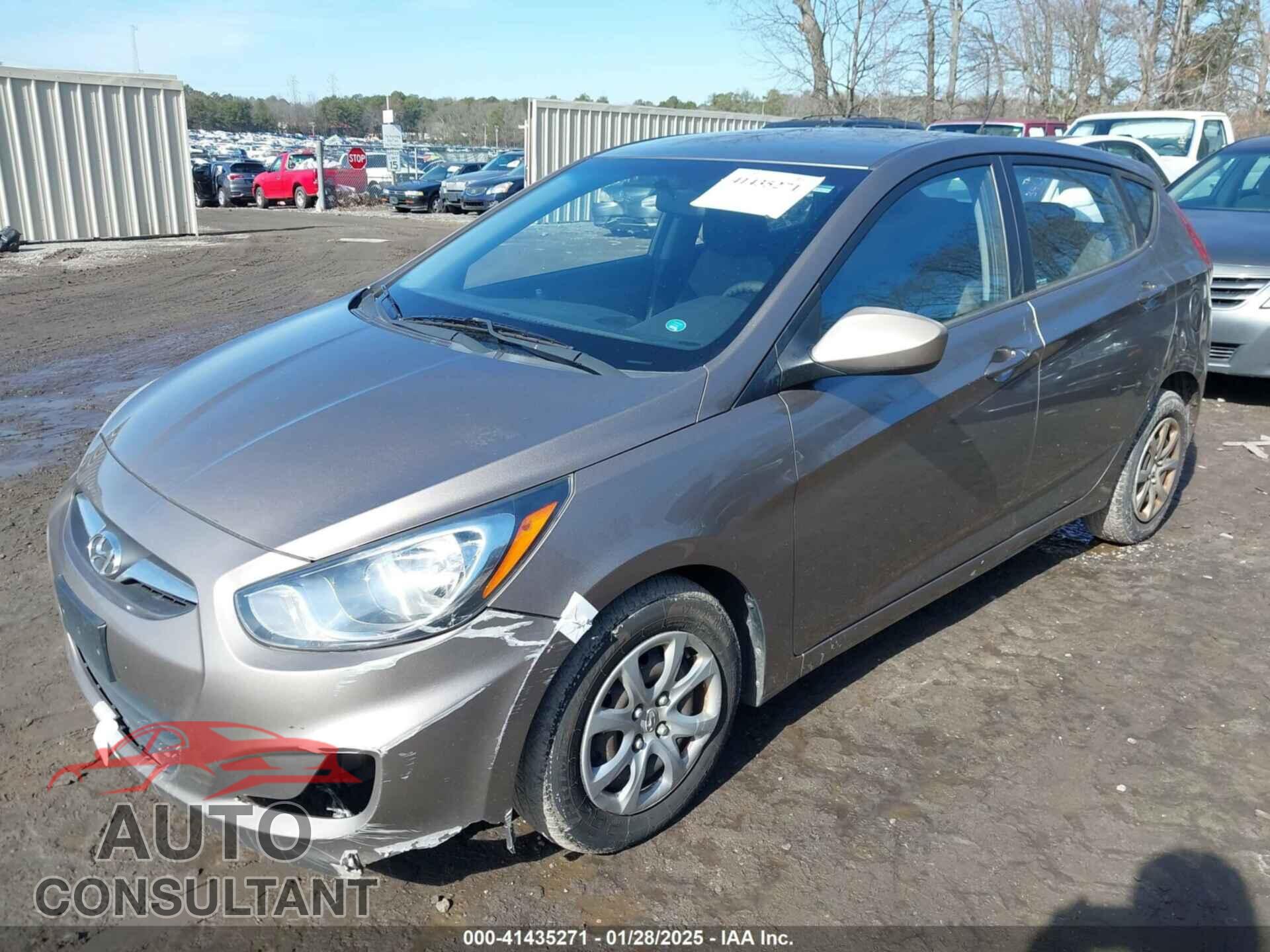 HYUNDAI ACCENT 2012 - KMHCT5AE0CU001010