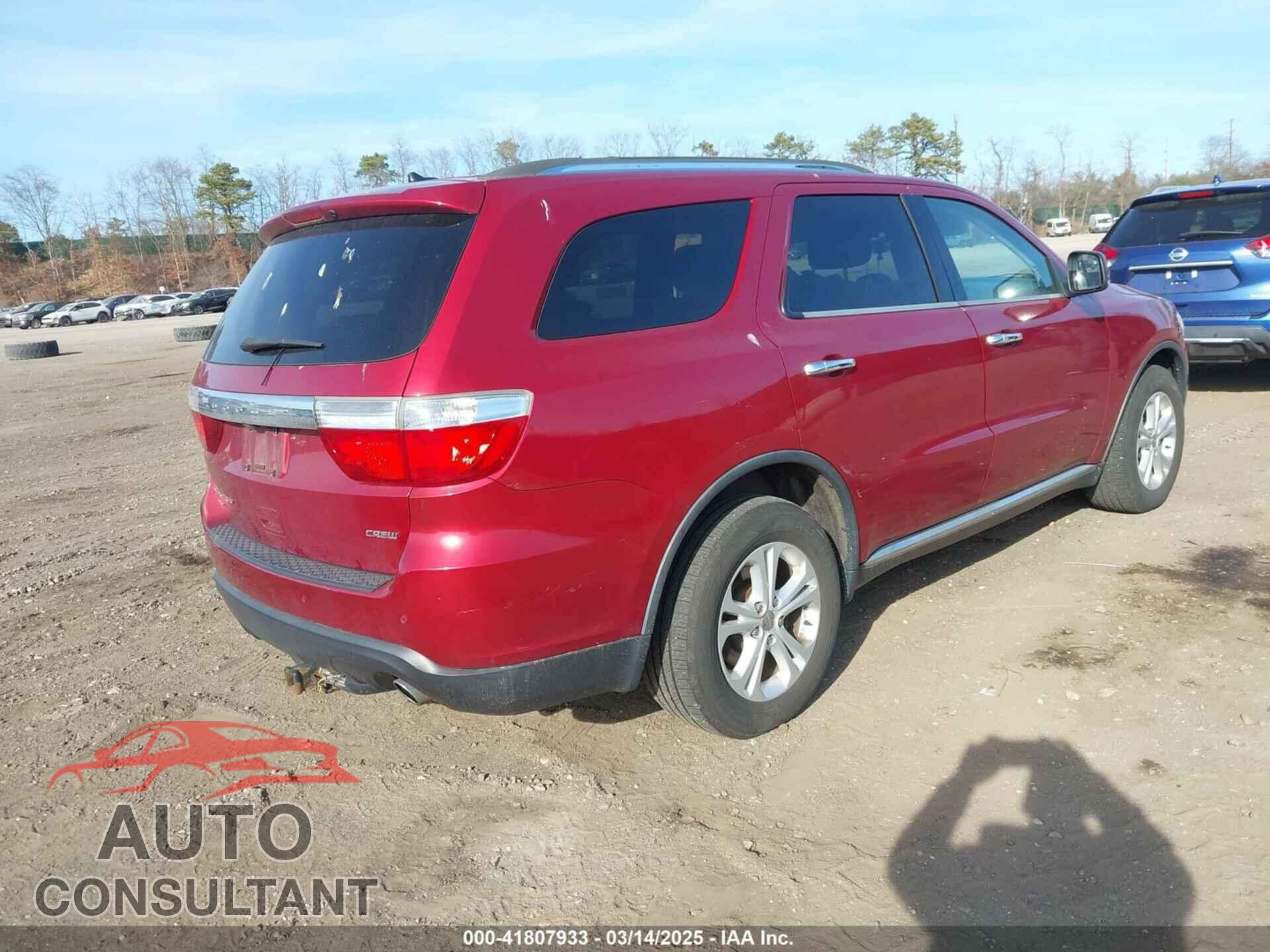DODGE DURANGO 2013 - 1C4SDJDT2DC681001