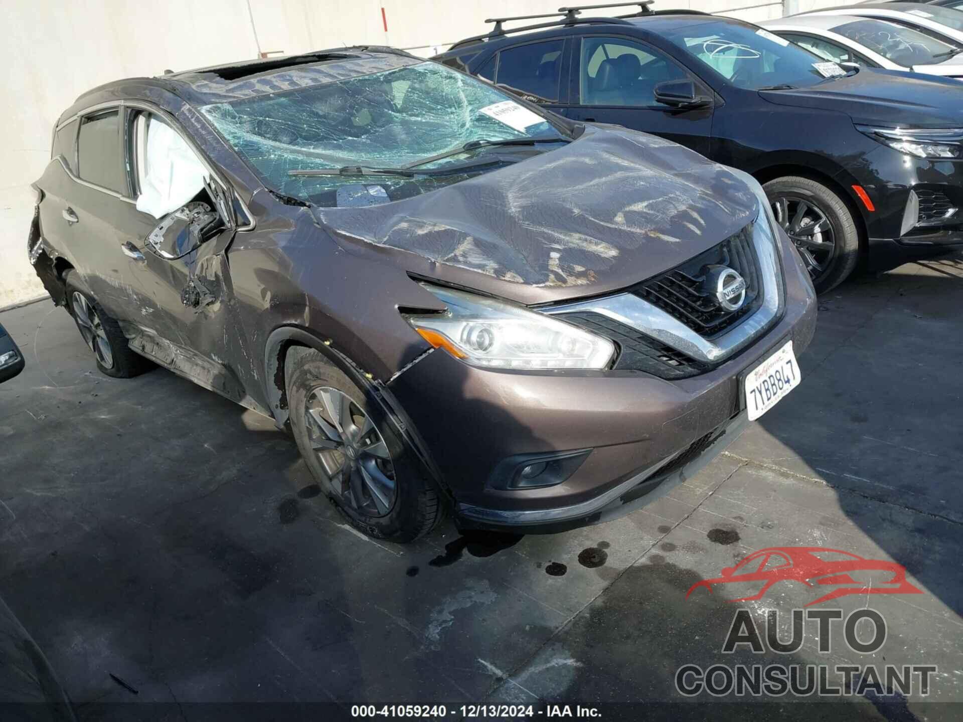 NISSAN MURANO 2017 - 5N1AZ2MH2HN115635