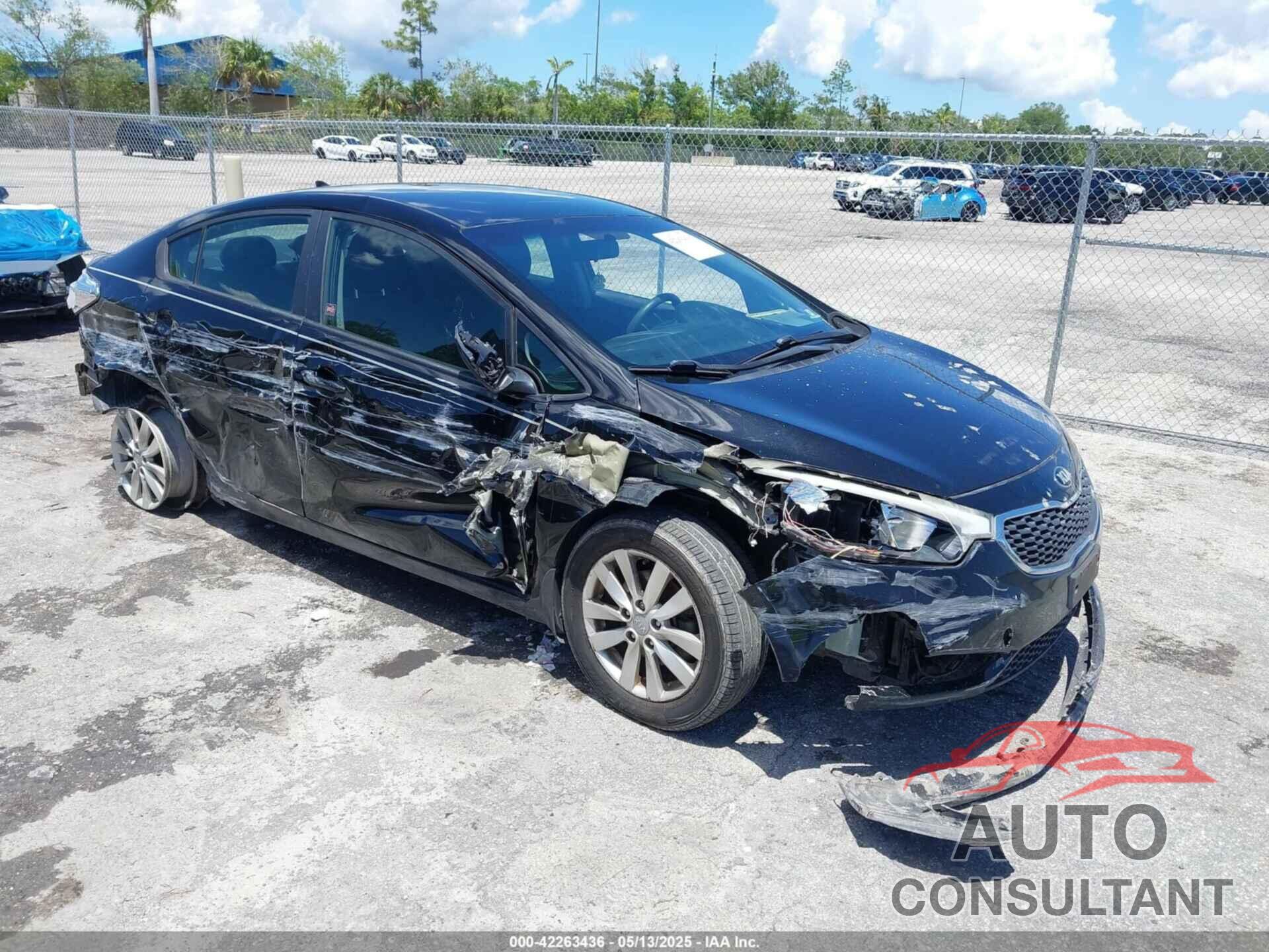 KIA FORTE 2014 - KNAFX4A62E5066301