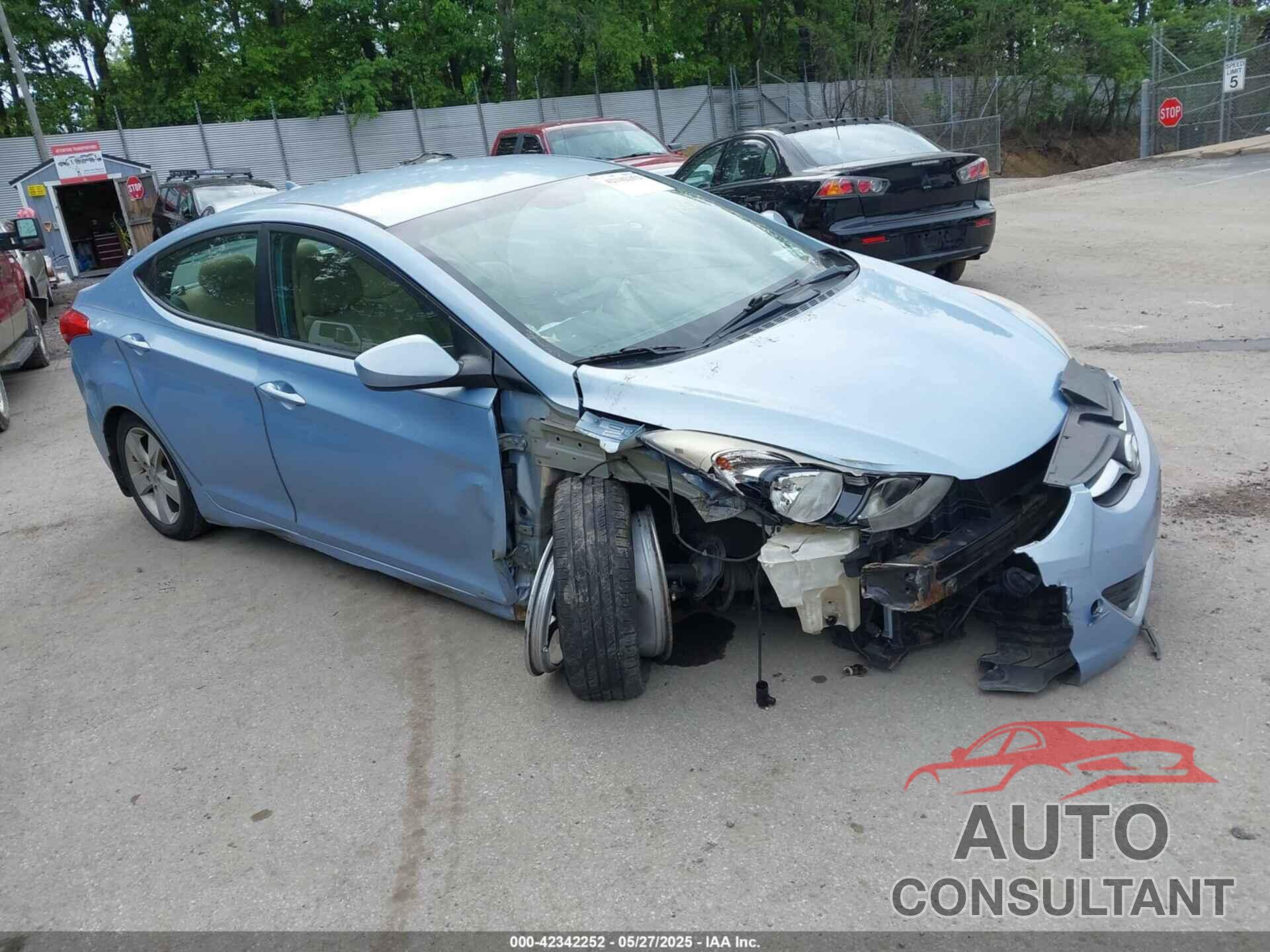 HYUNDAI ELANTRA 2012 - KMHDH4AE4CU386801