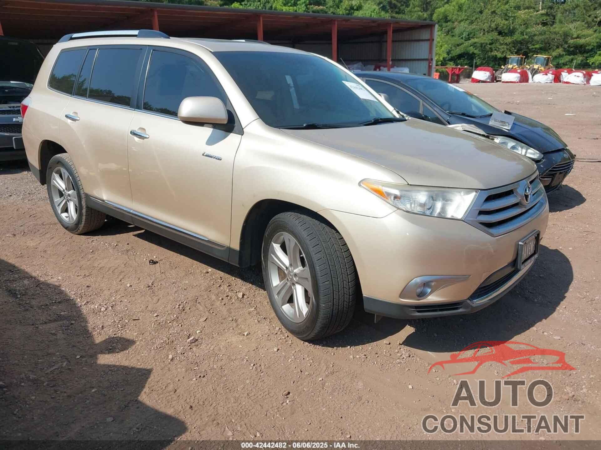 TOYOTA HIGHLANDER 2012 - 5TDDK3EH0C5126596