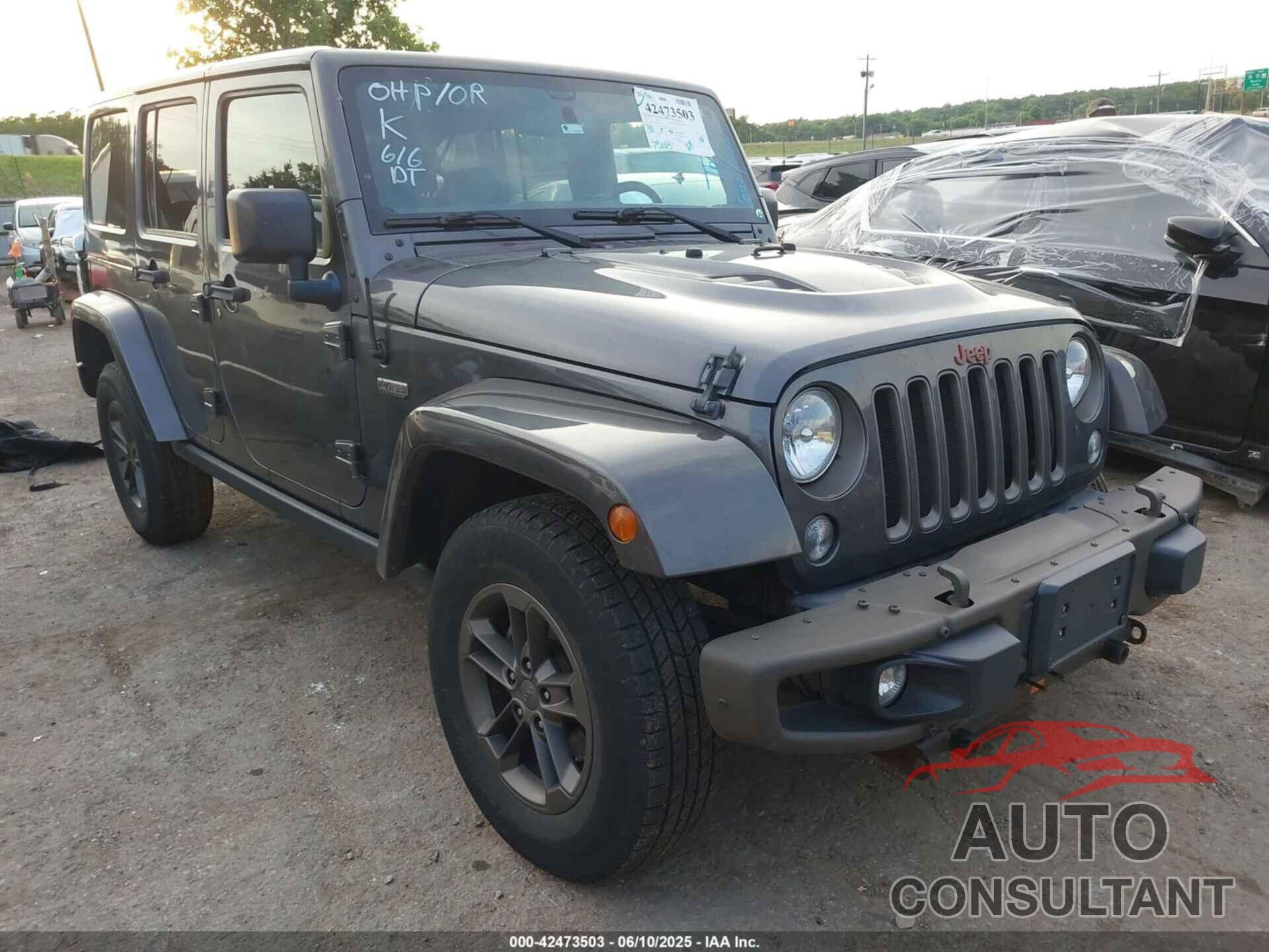 JEEP WRANGLER UNLIMITED 2016 - 1C4HJWEG8GL198652