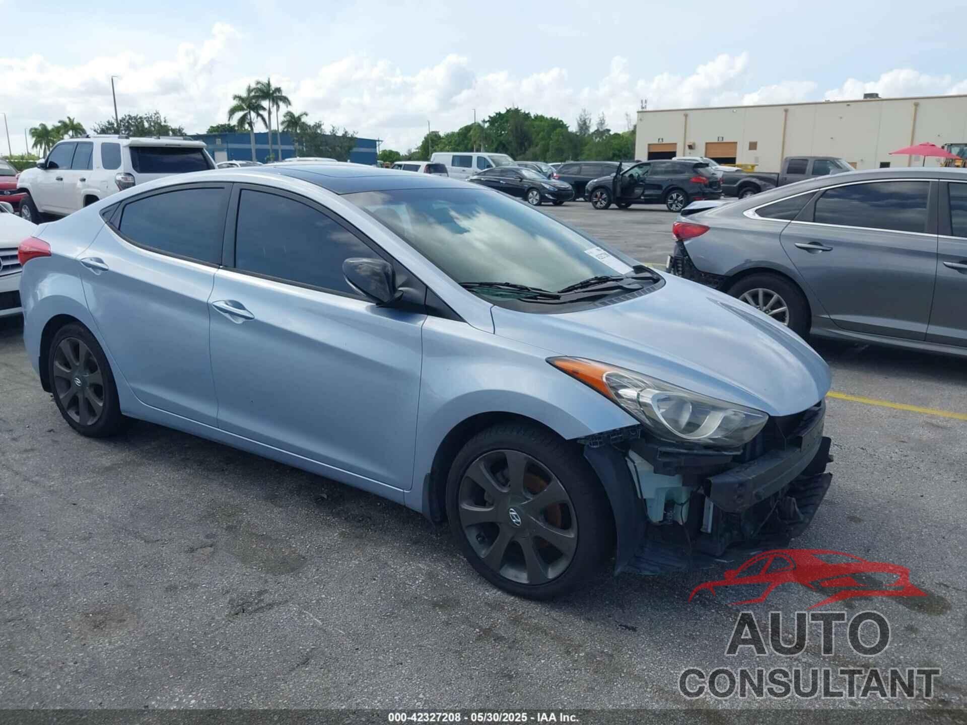 HYUNDAI ELANTRA 2012 - KMHDH4AE6CU470053