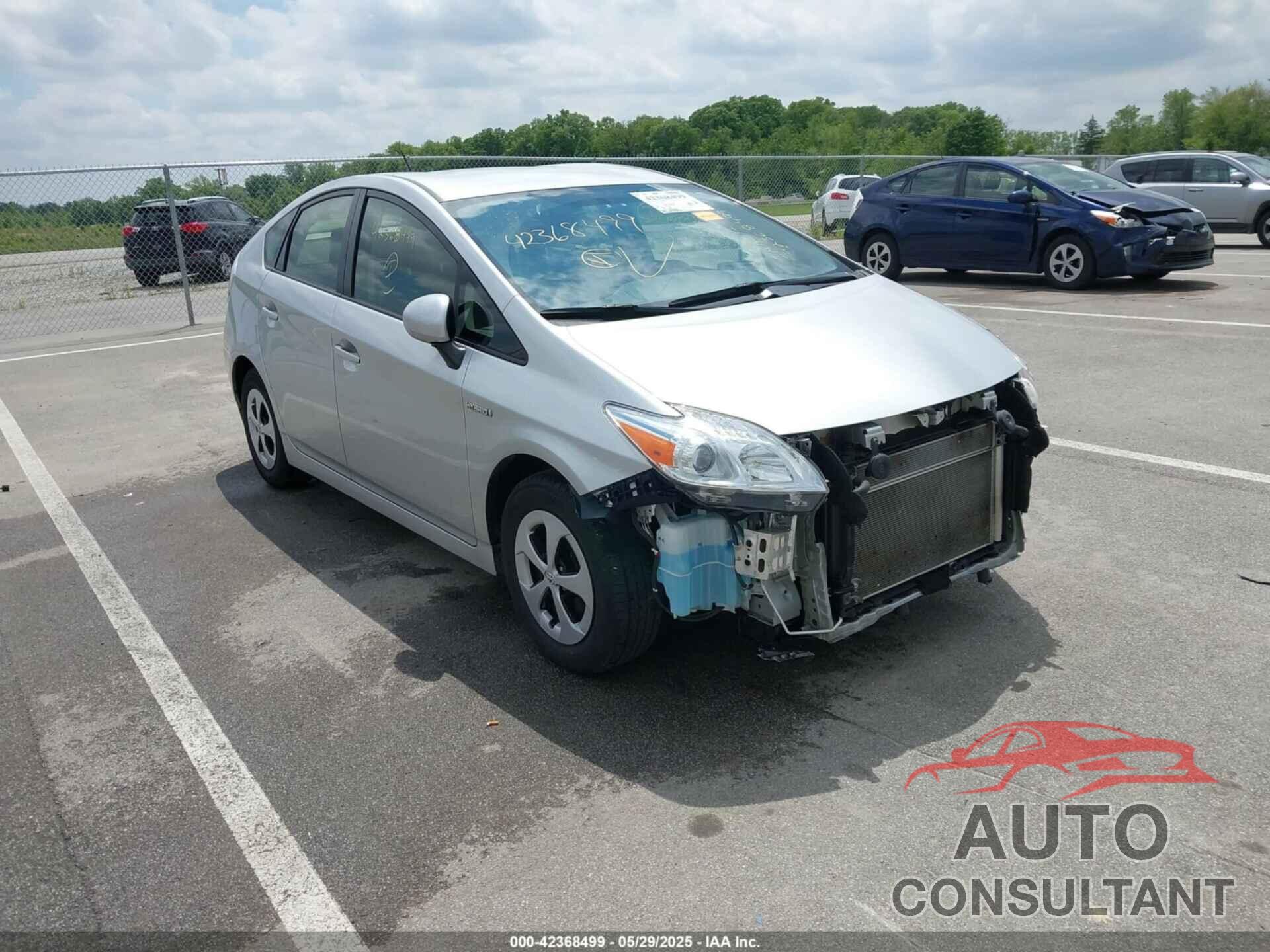TOYOTA PRIUS 2012 - JTDKN3DU9C5517538