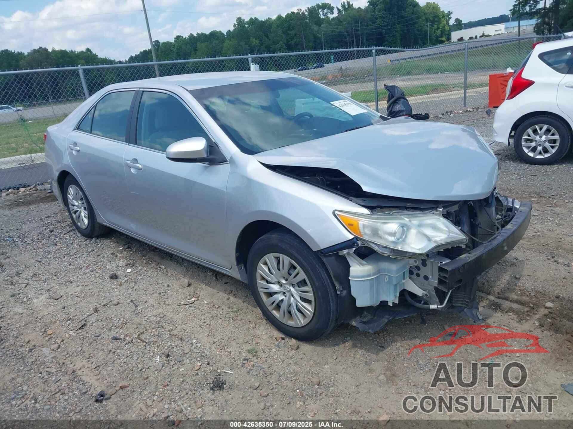 TOYOTA CAMRY 2012 - 4T4BF1FKXCR266310