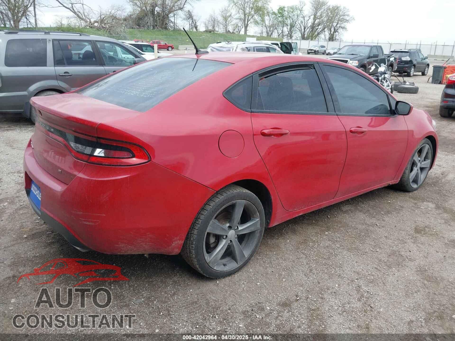 DODGE DART 2013 - 1C3CDFBA7DD241762
