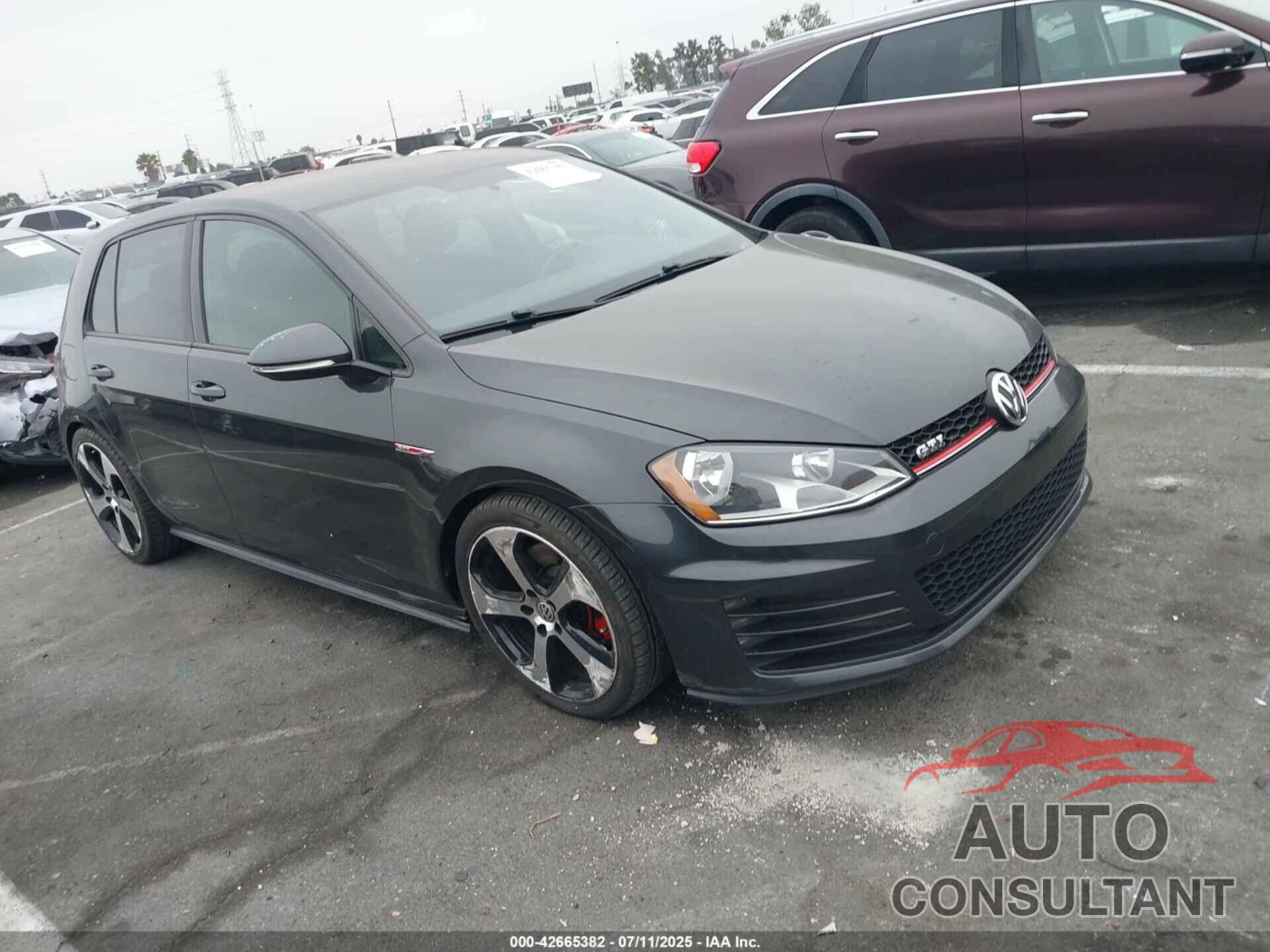 VOLKSWAGEN GOLF GTI 2017 - 3VW4T7AU5HM062129