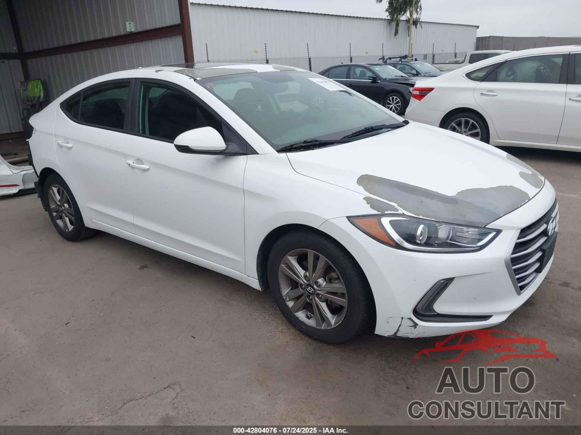 HYUNDAI ELANTRA 2017 - 5NPD84LFXHH201761