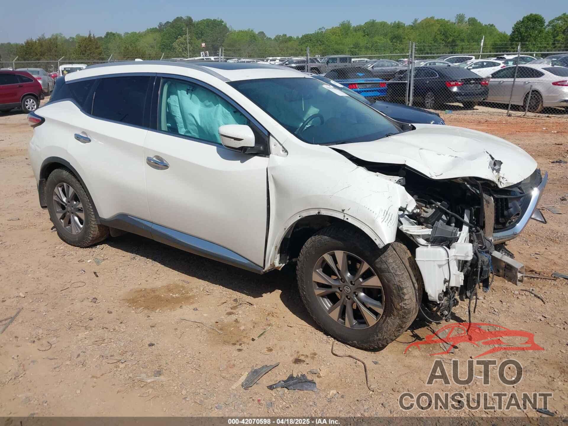 NISSAN MURANO 2016 - 5N1AZ2MH8GN145625