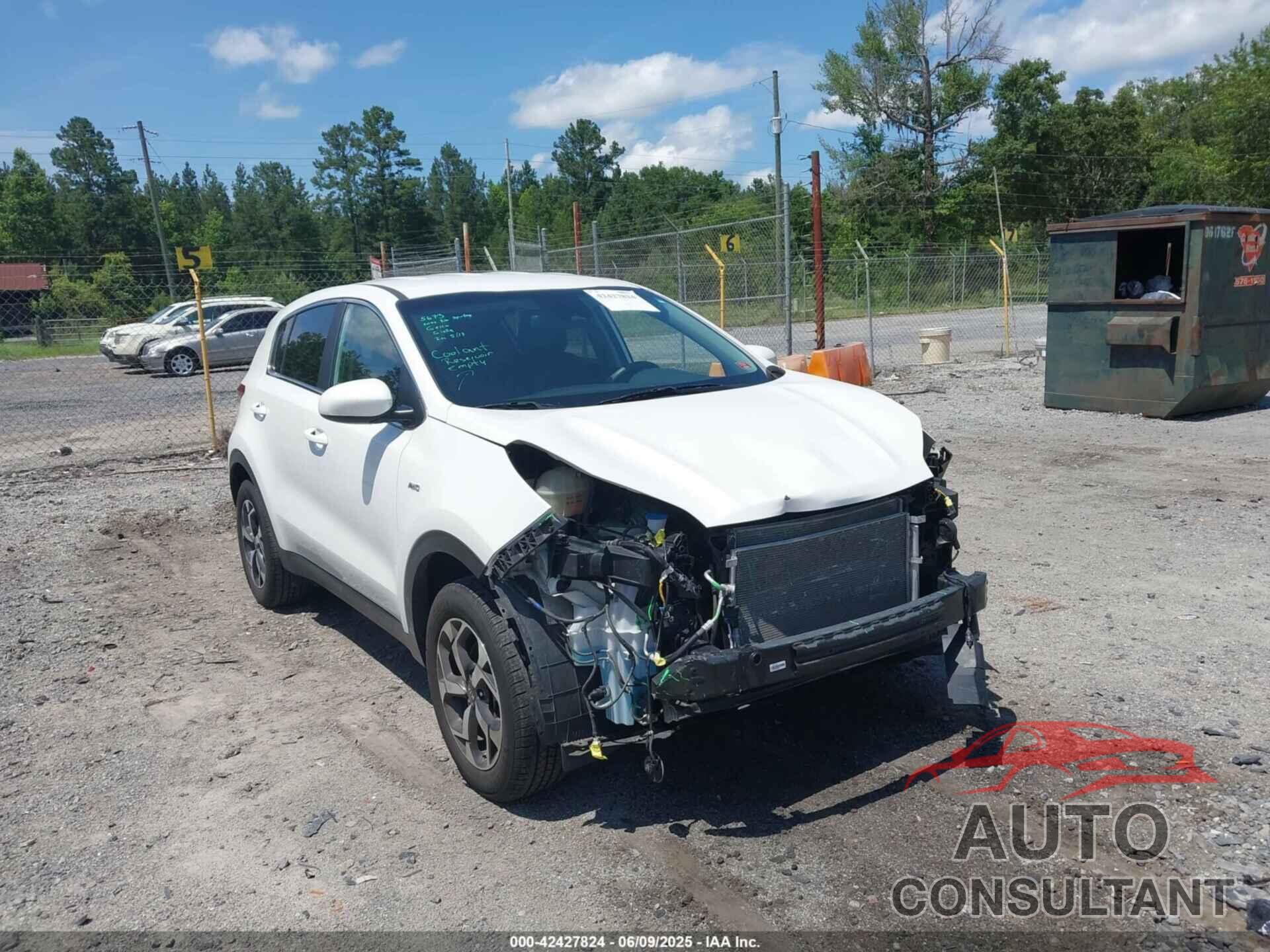 KIA SPORTAGE 2022 - KNDPMCAC0N7970202