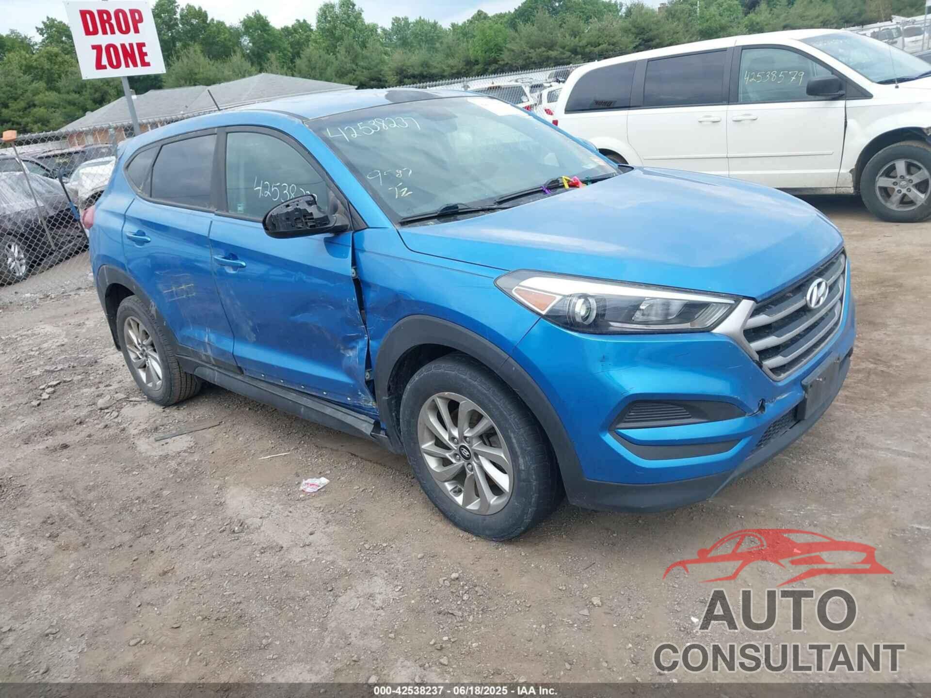 HYUNDAI TUCSON 2017 - KM8J23A44HU391011
