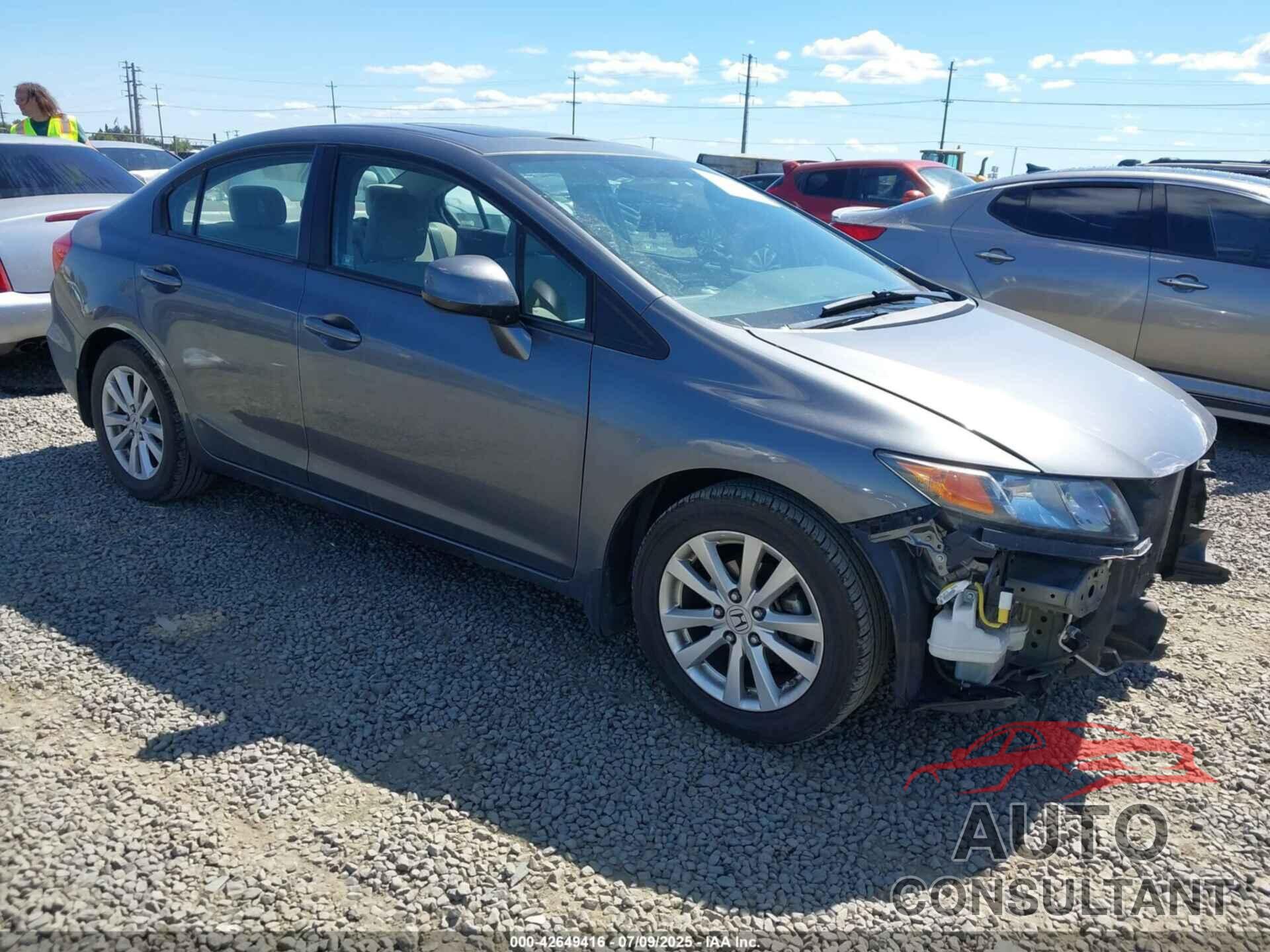 HONDA CIVIC 2012 - 19XFB2F84CE353446