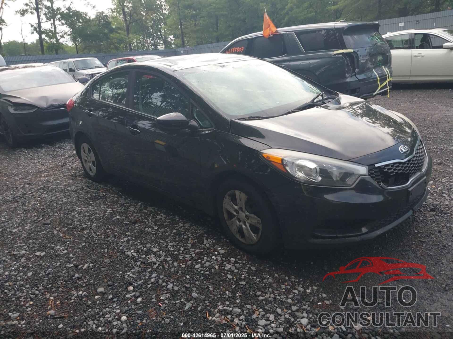 KIA FORTE 2016 - KNAFK4A67G5542348