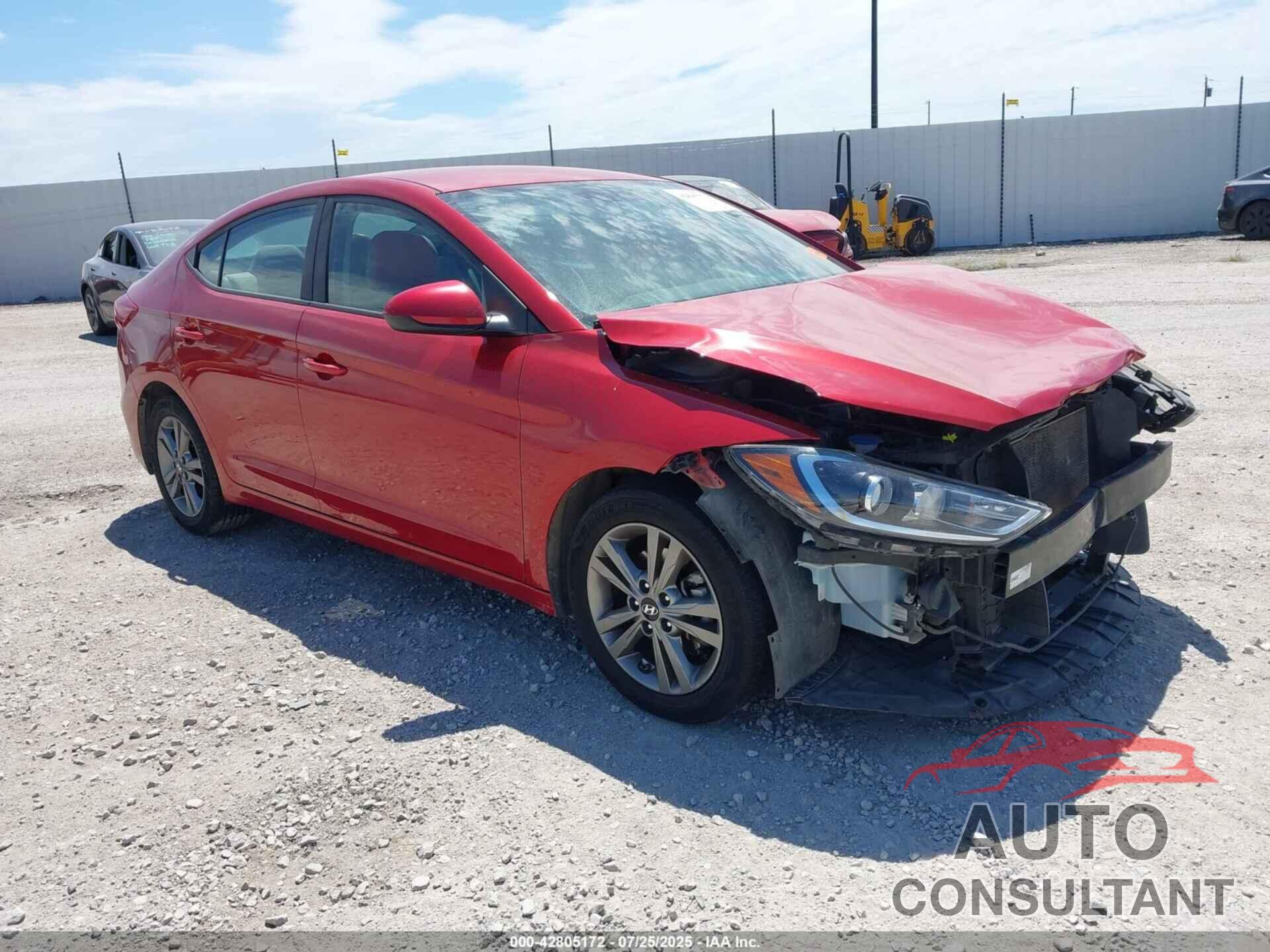 HYUNDAI ELANTRA 2018 - 5NPD84LF2JH295236