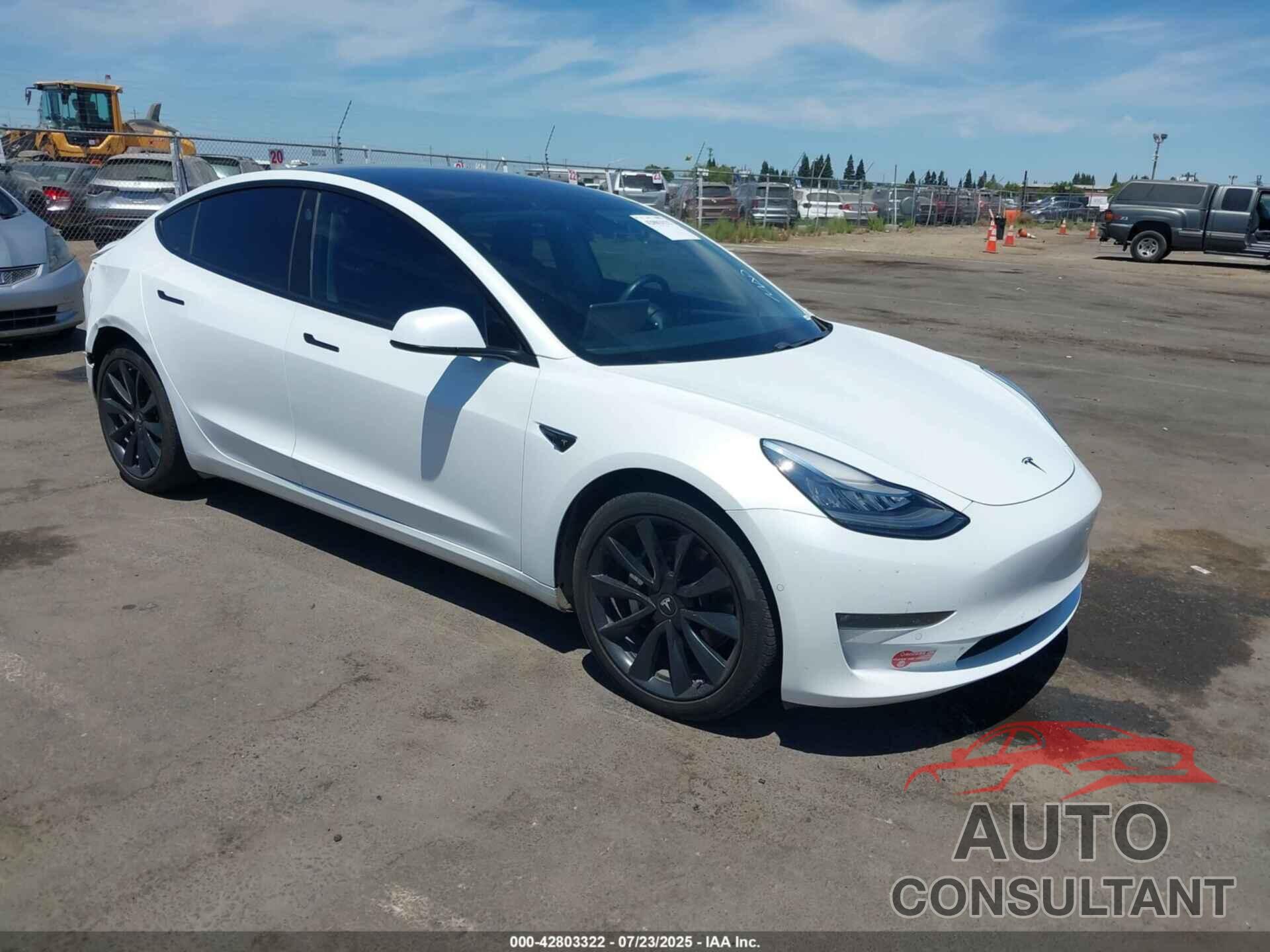 TESLA MODEL 3 2018 - 5YJ3E1EBXJF092171