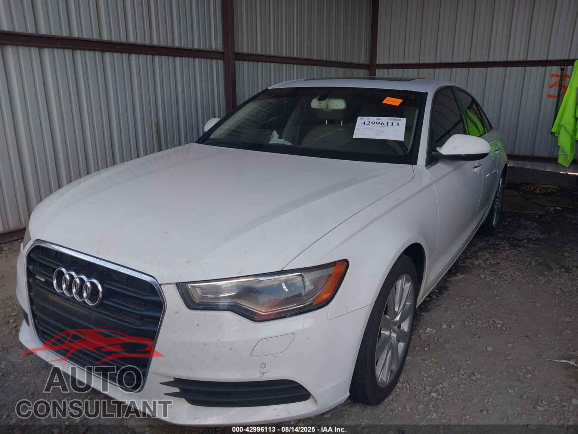 AUDI A6 2013 - WAUGFBFC4DN073565
