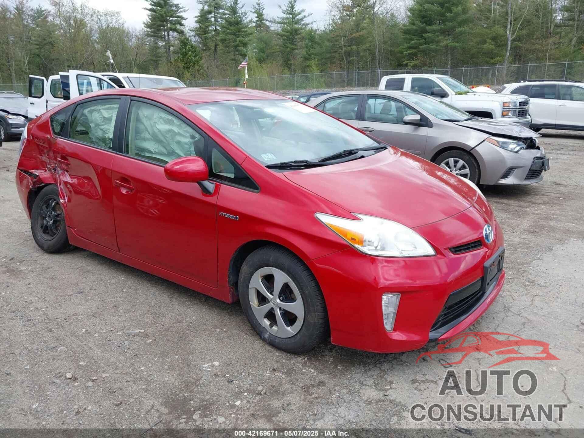 TOYOTA PRIUS 2013 - JTDKN3DU0D1679793