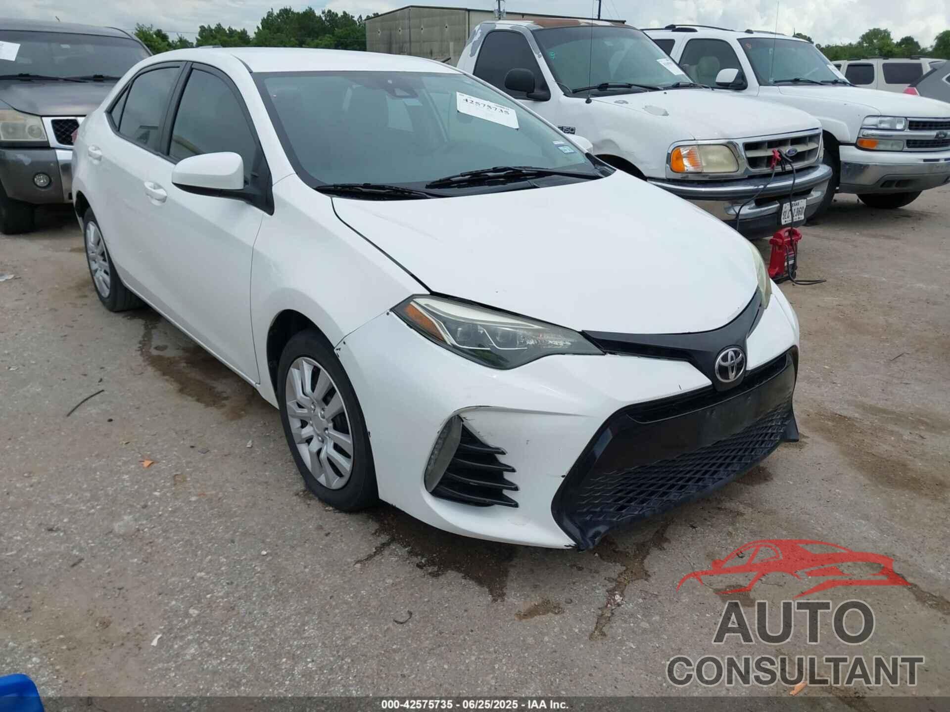 TOYOTA COROLLA 2019 - 2T1BURHE4KC134116