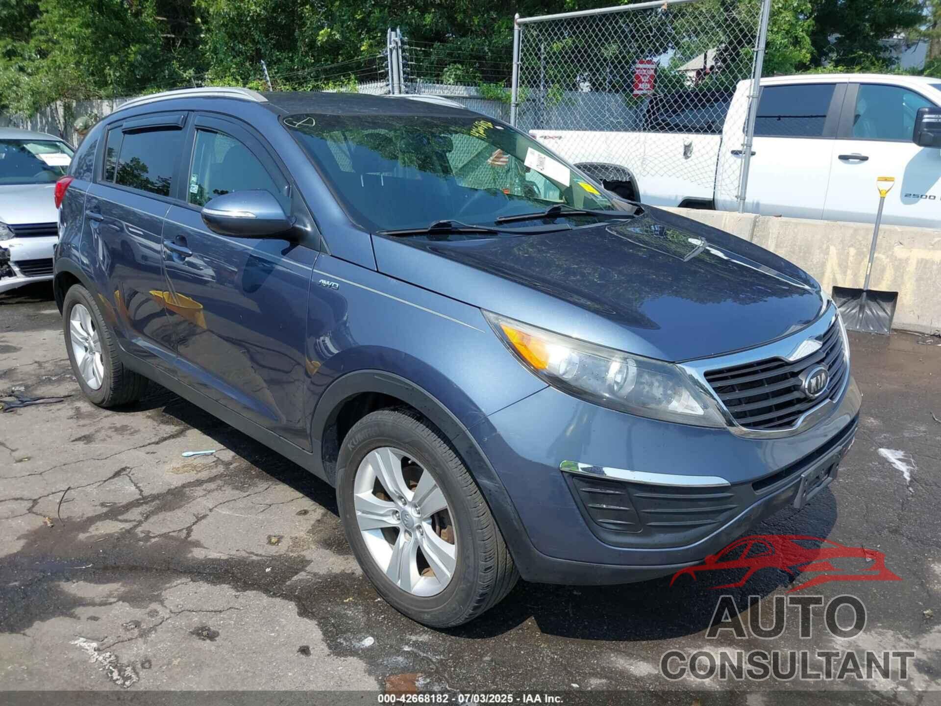 KIA SPORTAGE 2012 - KNDPBCA26C7249618