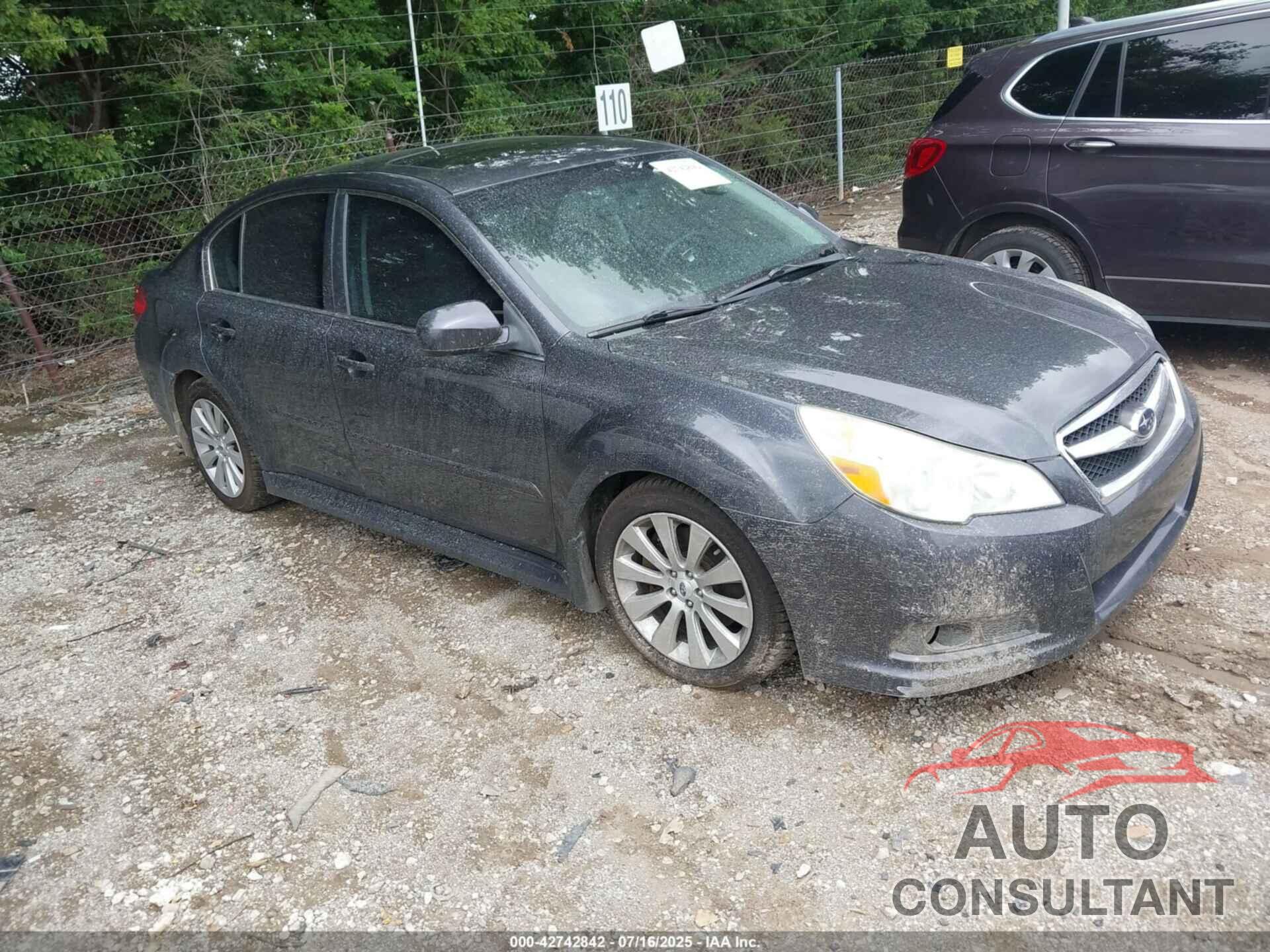 SUBARU LEGACY 2012 - 4S3BMEK67C2017575